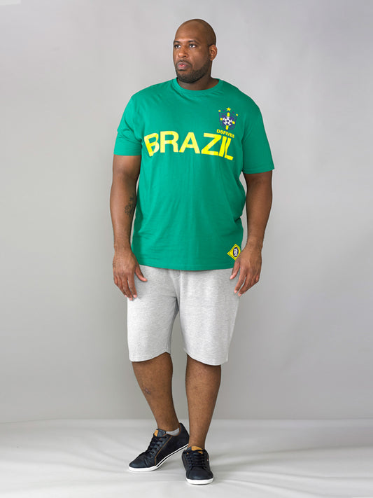 RICARDO -D555 Green Brazil Football T-Shirt