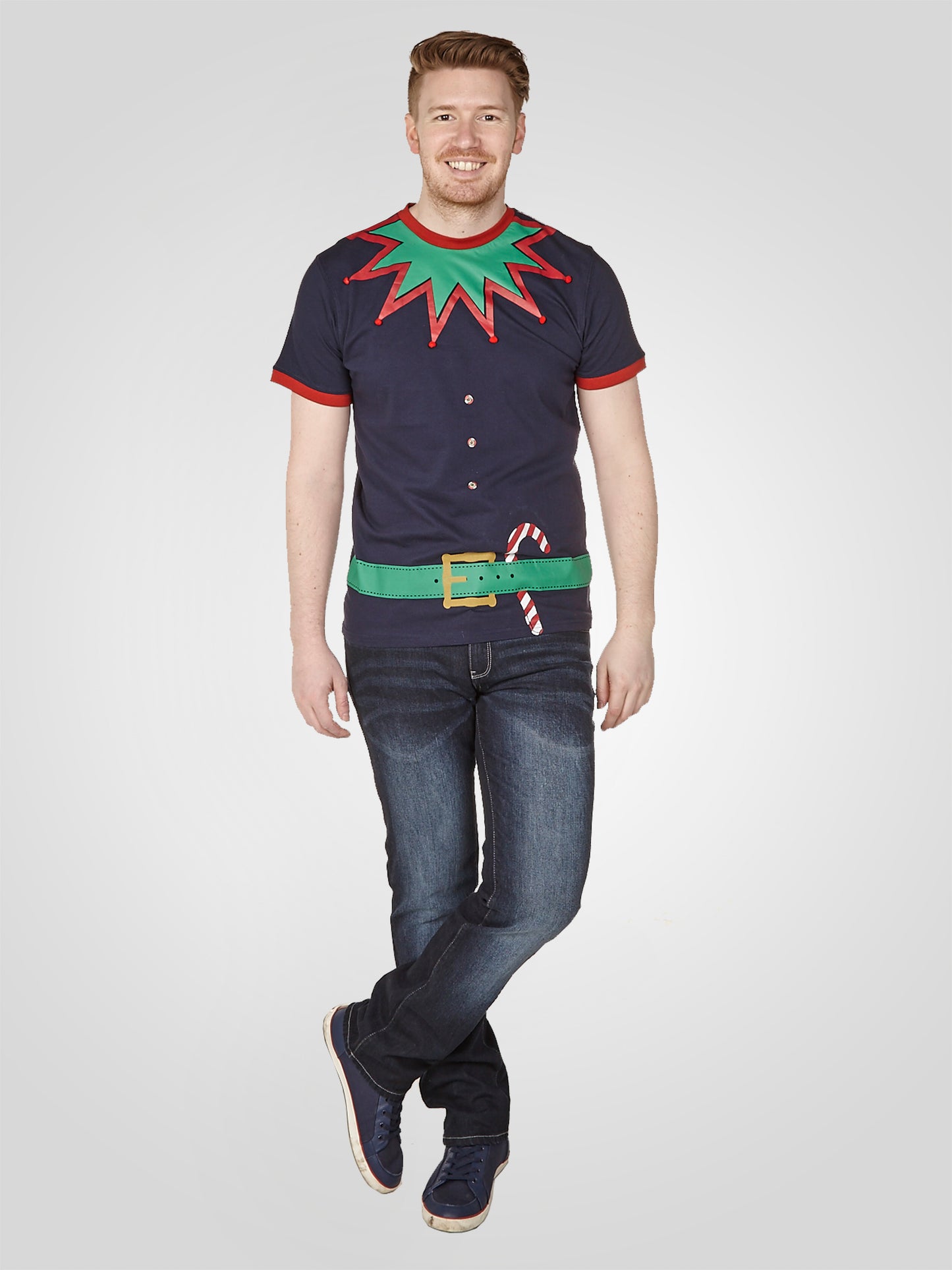 TINSEL - D555 Navy Christmas T-Shirts