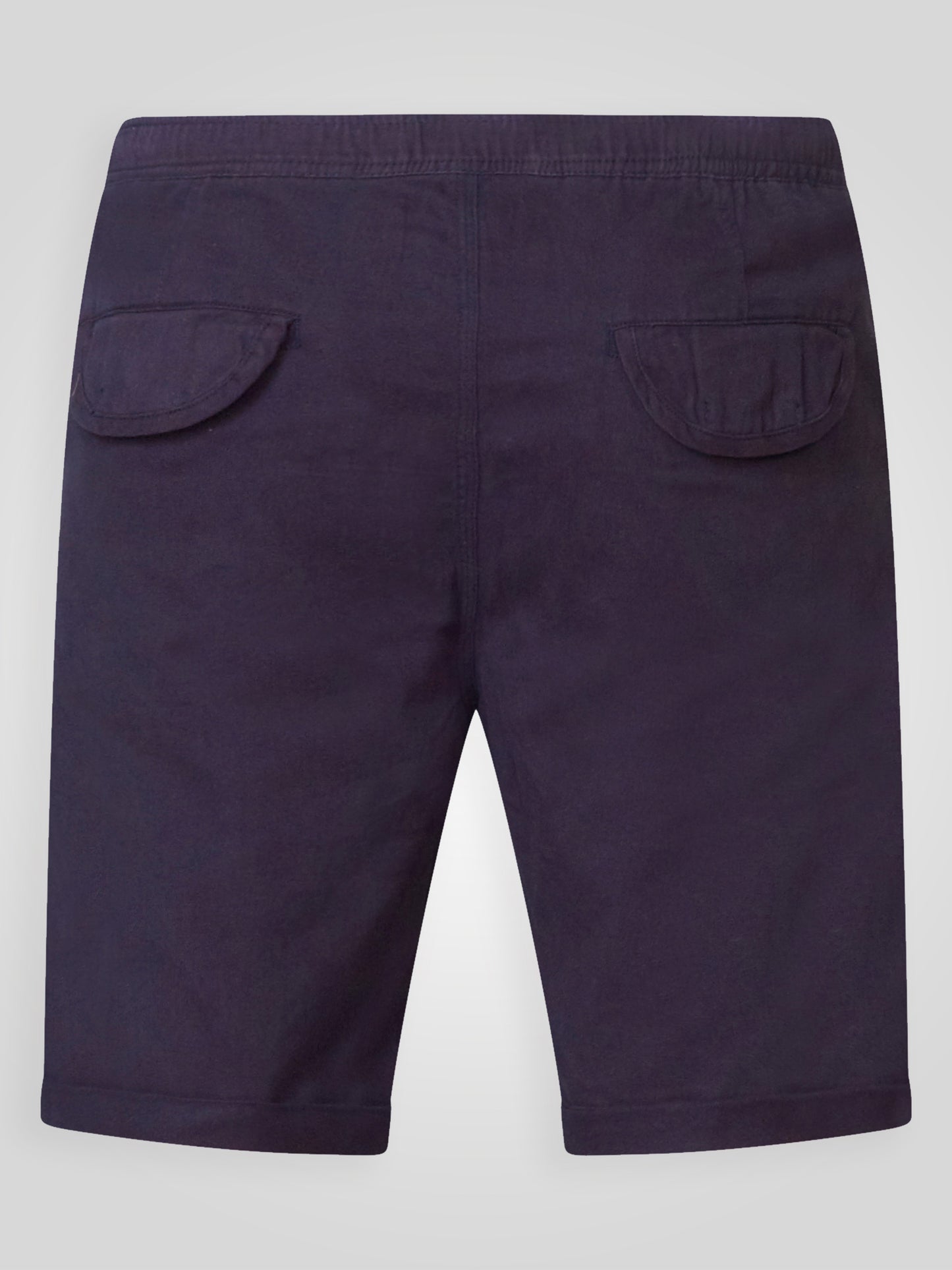 GARETH -D555 Navy Blue Shorts with Elasticated Waistband