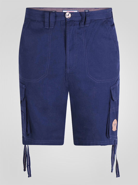 FLETCHER 2 - D555 Navy Cargo Shorts