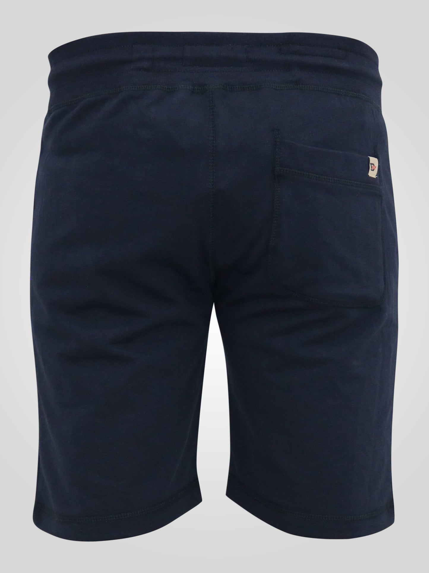 SUTTON 2 -D555 Navy Blue Elasticated Waist Loop Back Shorts