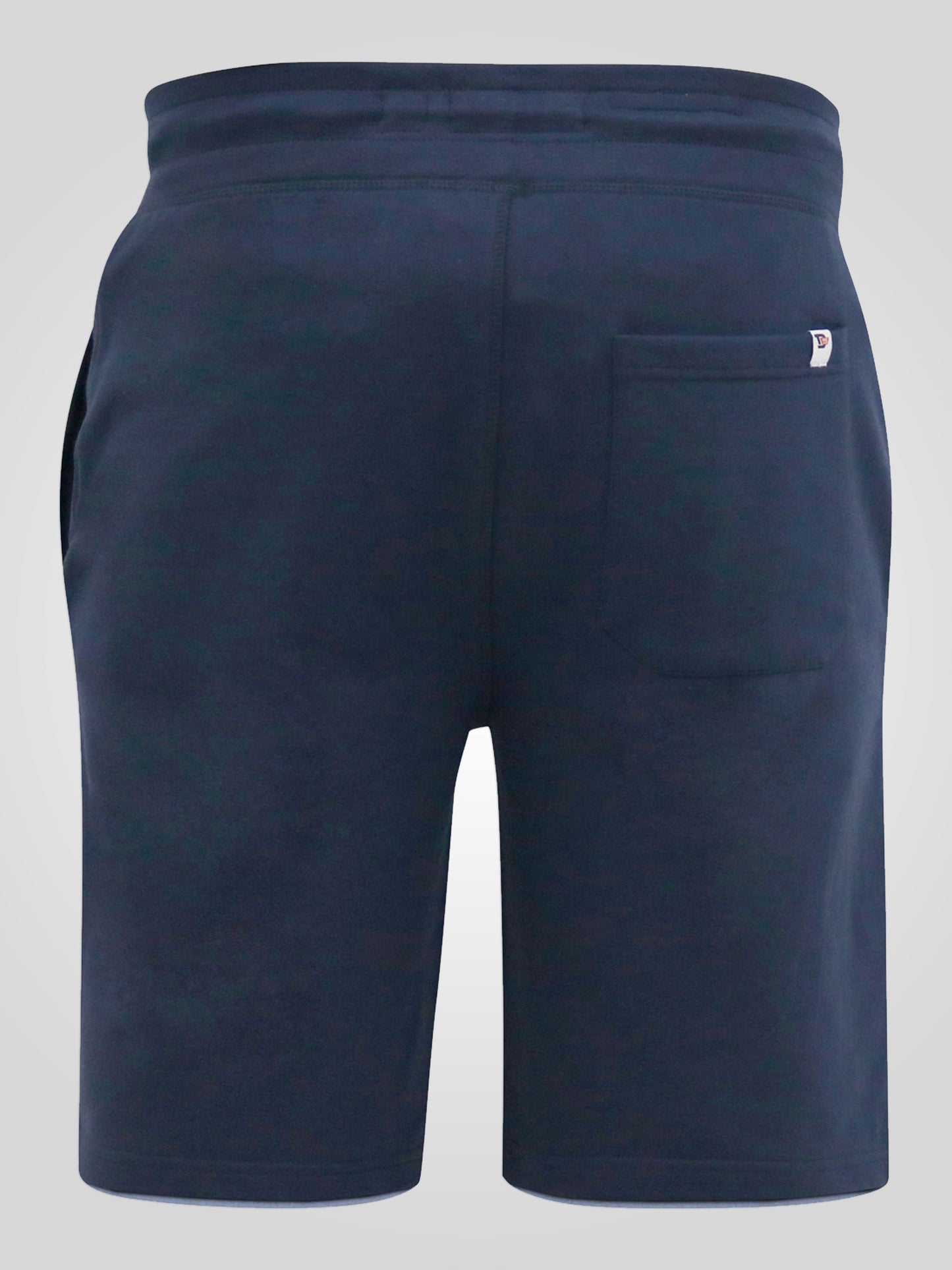STEFAN 2 -D555 Navy Blue Elasticated Waist Loop Back Shorts