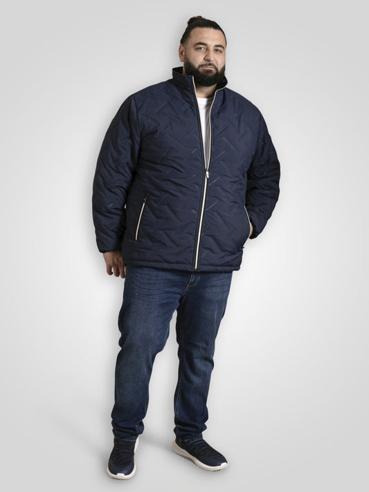 GAINSBOROUGH -D555 Navy Blue Puffer Jacket with Sherpa Lining