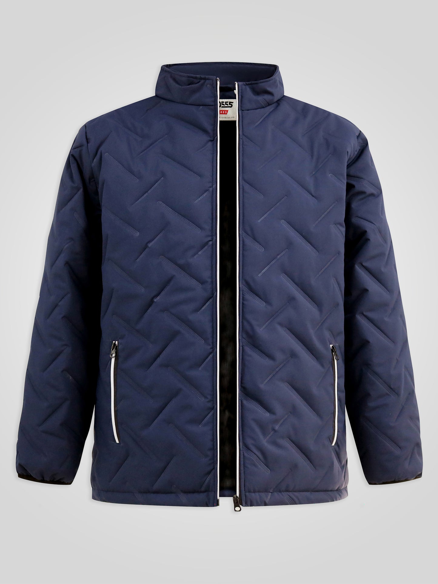 GAINSBOROUGH -D555 Navy Blue Puffer Jacket with Sherpa Lining