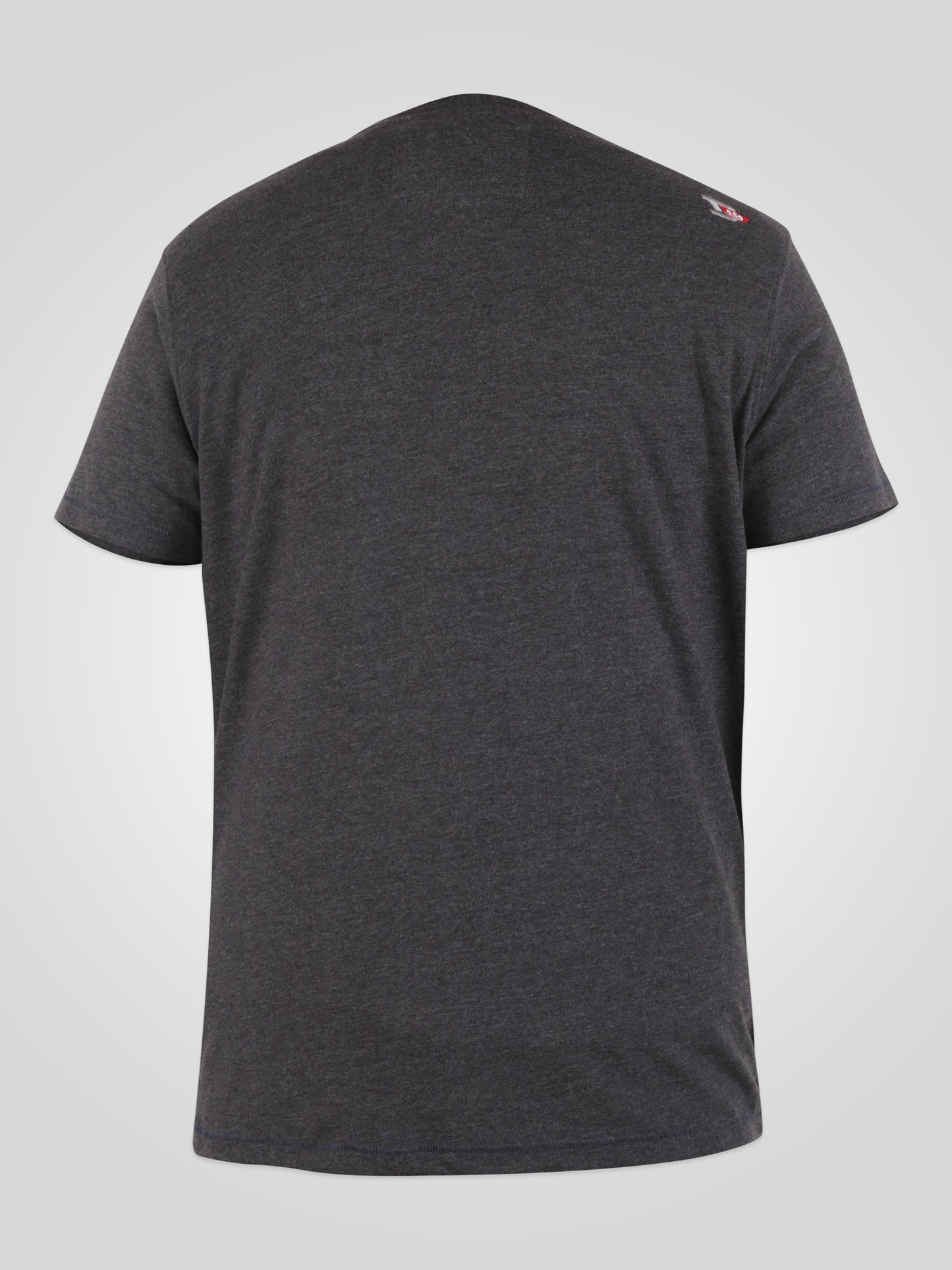 HEMFORD -D555 Charcoal Marl Los Angeles Sky Line Printed T-Shirt