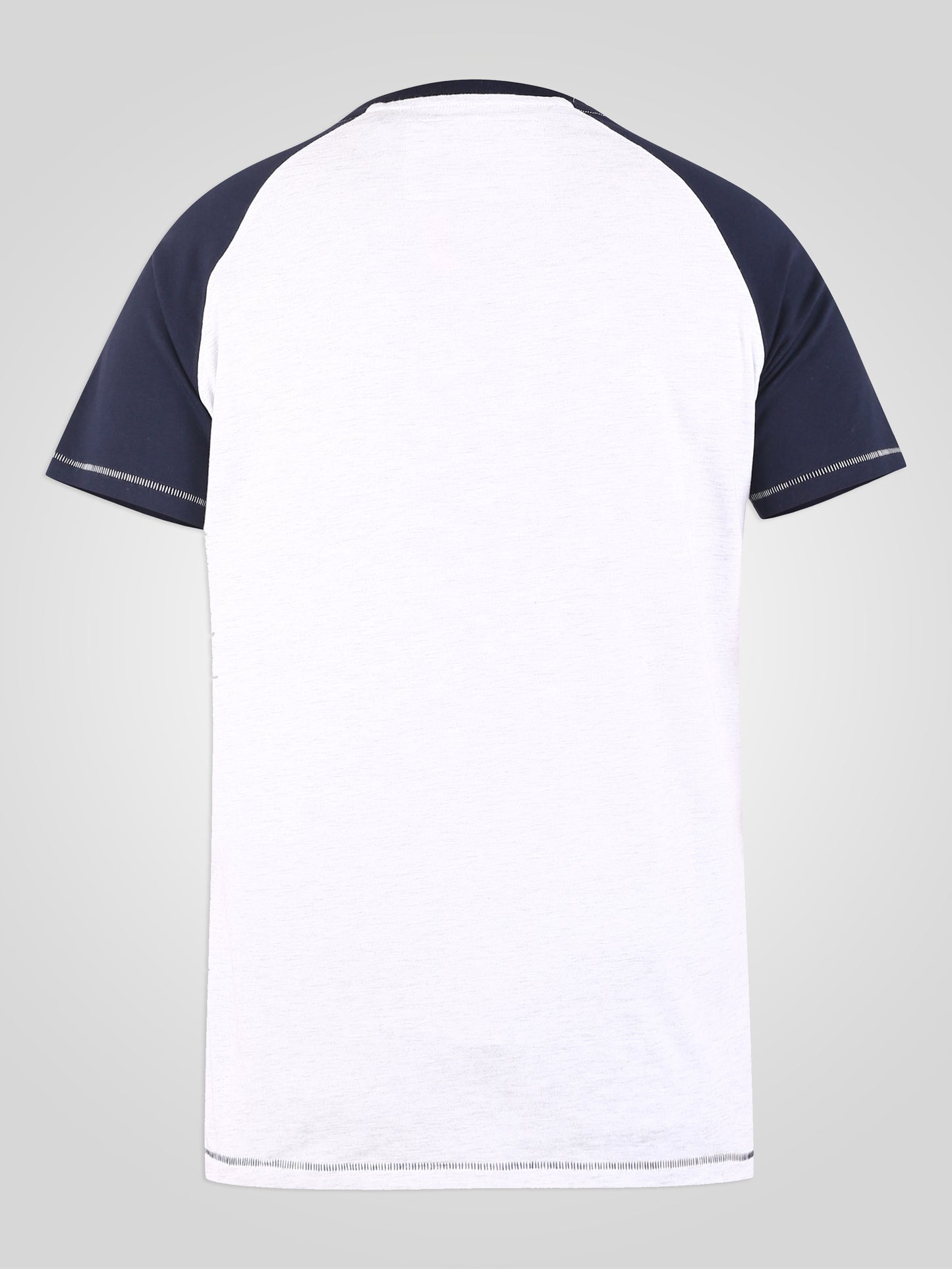 SPARROW -D555 Off White Marl California Surf Riders Raglan Sleeve Print T-Shirt