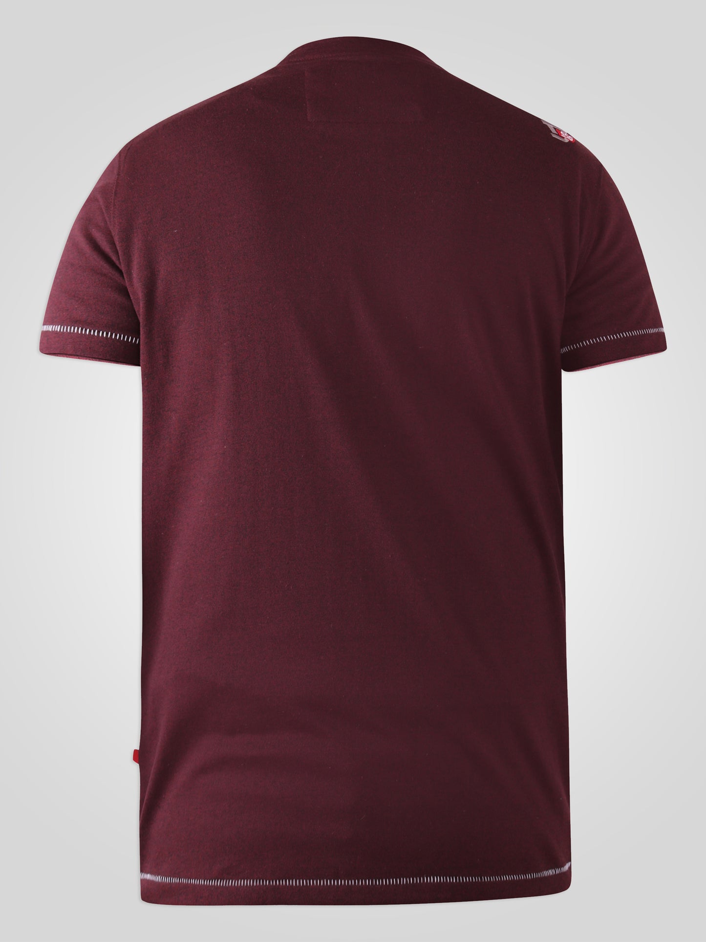 WHARF -D555 Burgundy Black Twist California Eagle Printed T-Shirt
