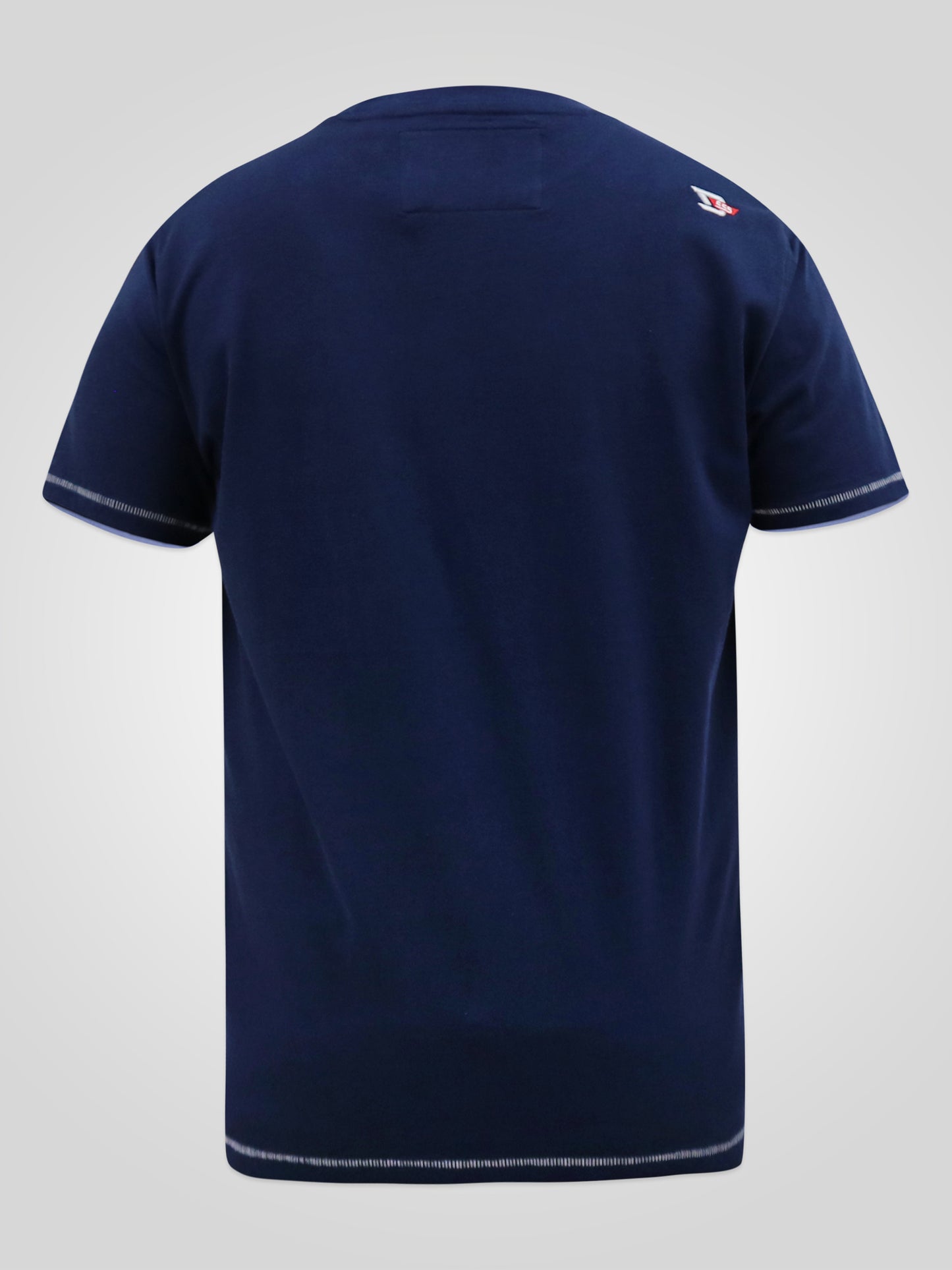 BRONTE -D555 Navy Blue All American Guitar Printed T-Shirt