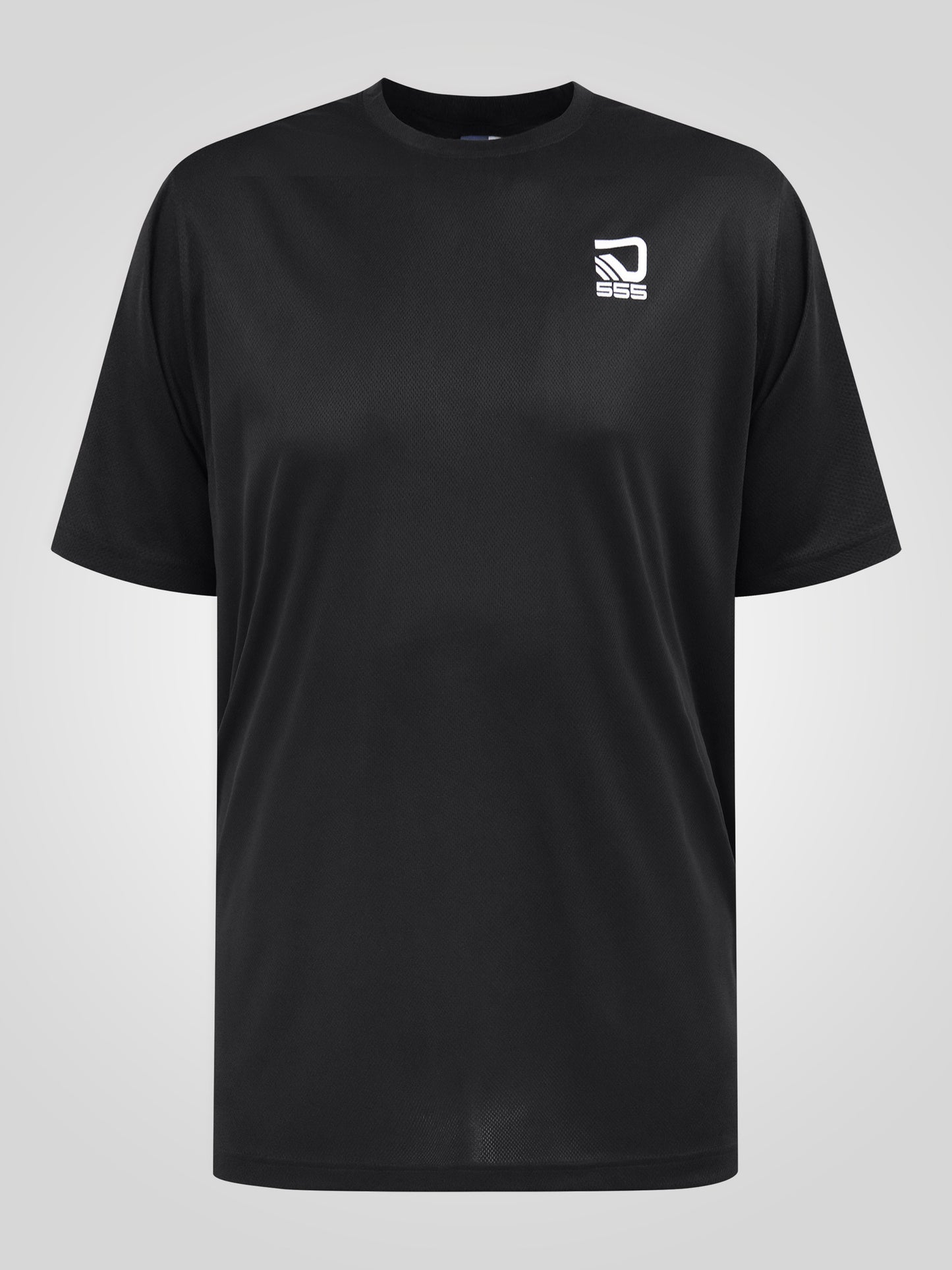 SCOTT -D555 Black Dry Wear Light Weight Reno Mesh Crew Neck T-Shirt