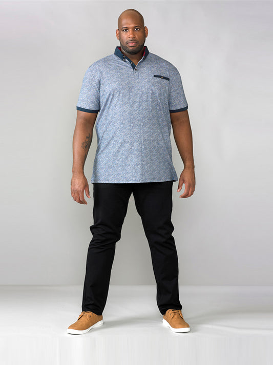 MARIO -DUKE Black Bedford Cord Jeans with Belt