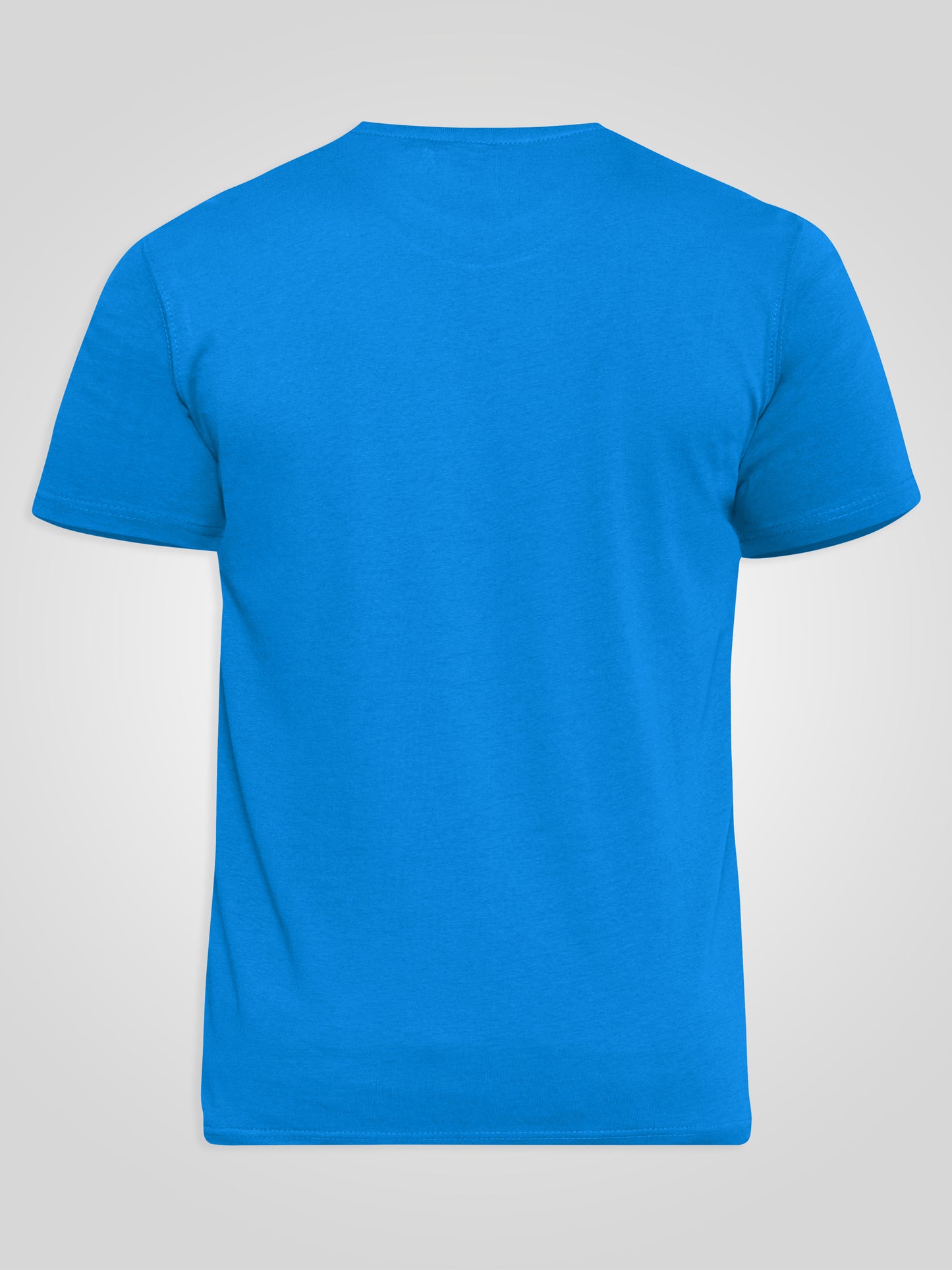 FLYERS -D555 Blue Premium Weight Combed Cotton Crew Neck T-Shirts