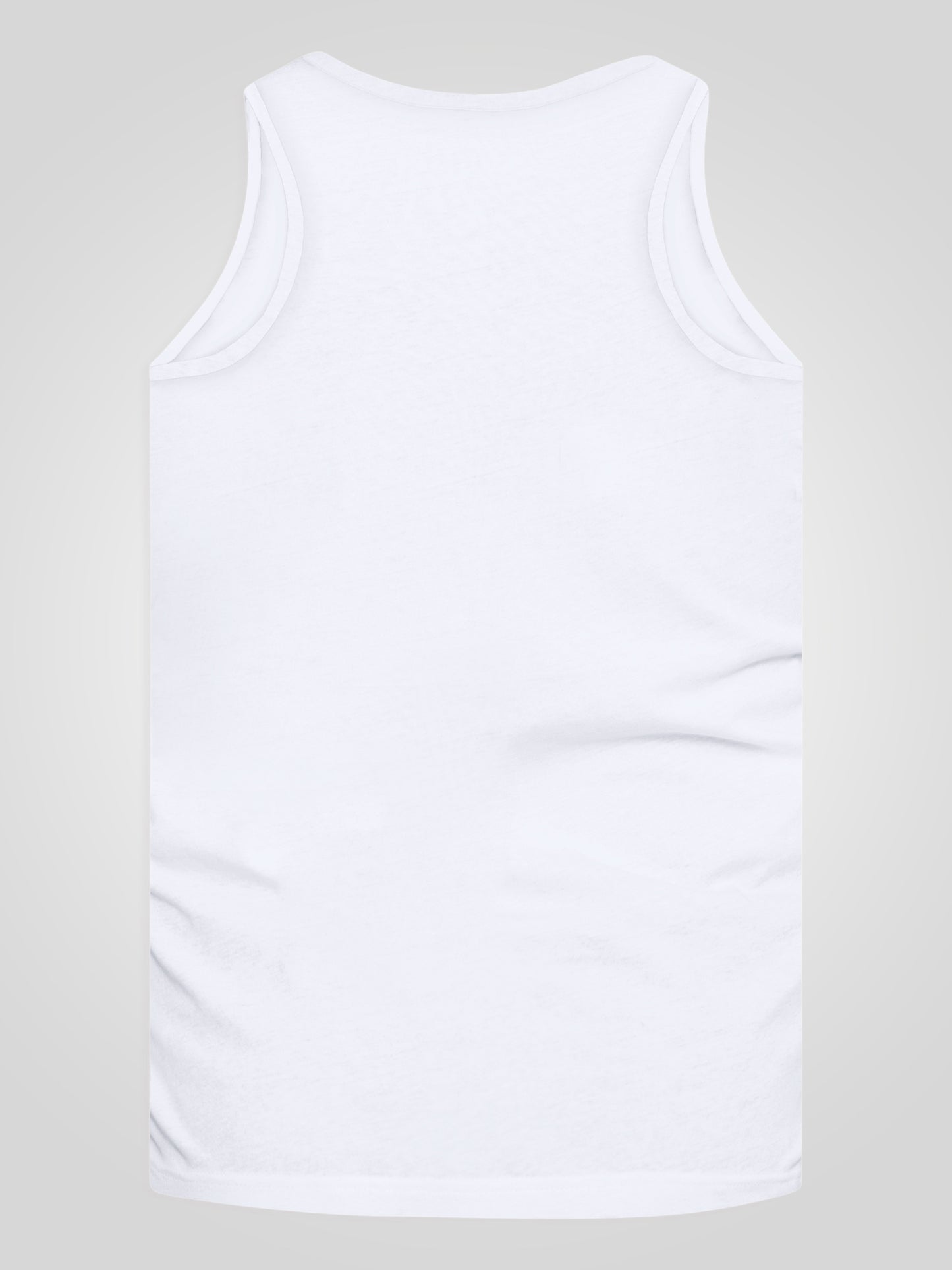 FABIO -D555 White Classic Muscle Vest
