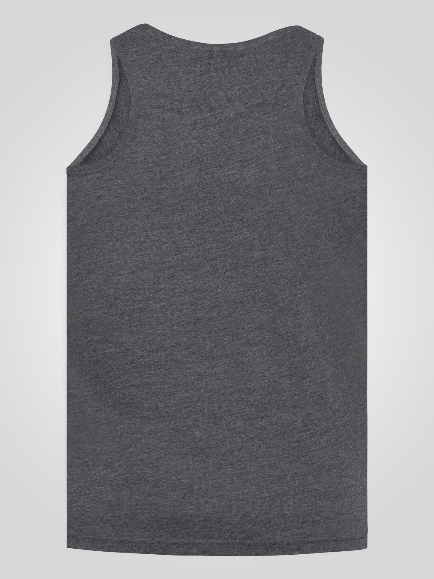 FABIO -D555 Charcoal Classic Muscle Vest