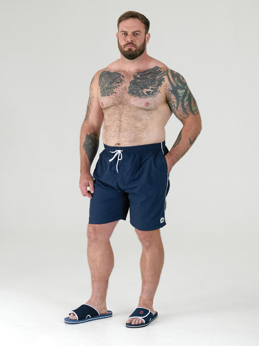YARROW -D555 Navy Blue Full Length Swim Short