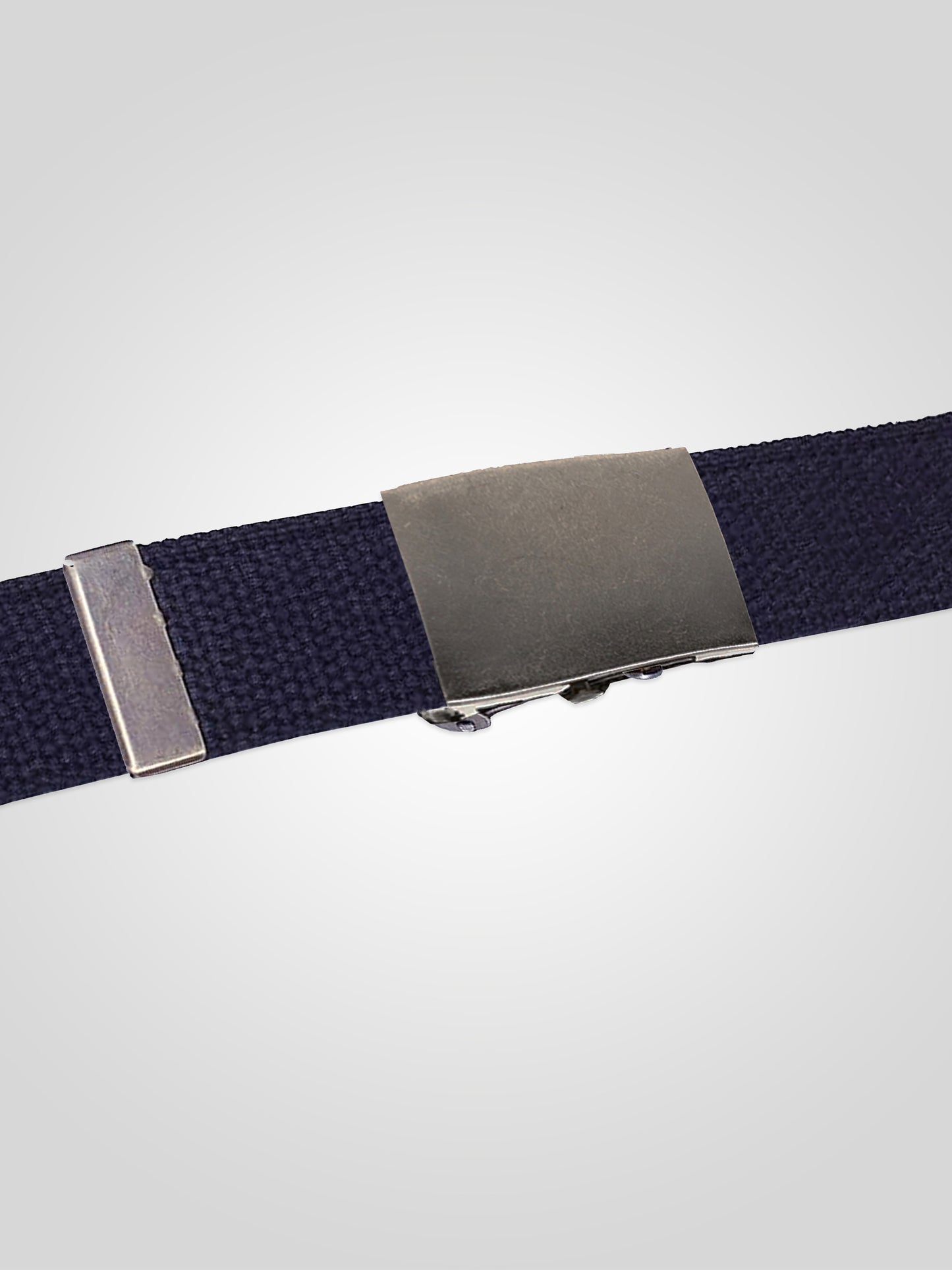 EDWARD -D555 Black 4.0 Cm Plain Webbing Belt