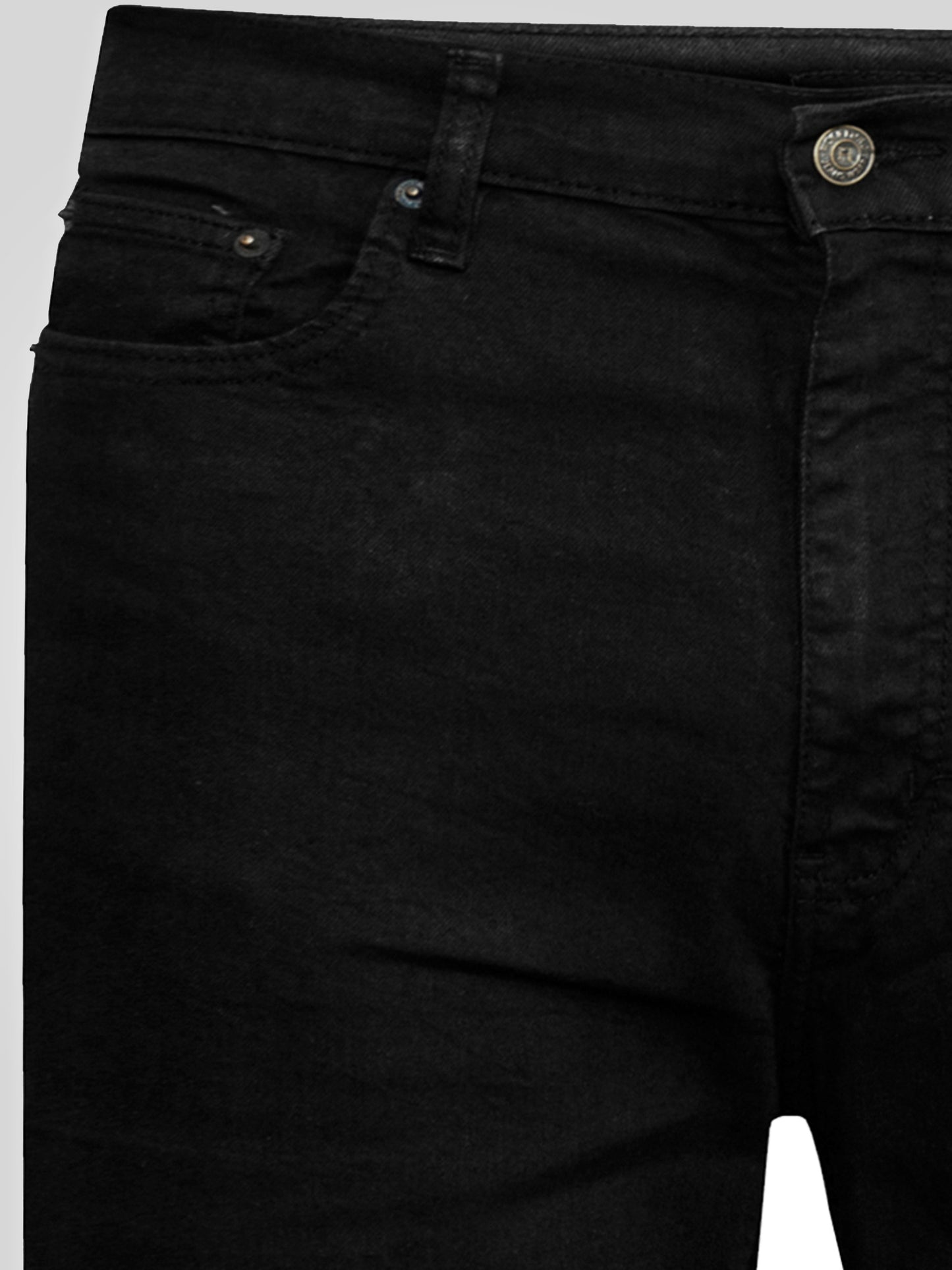 CARLOS -ROCKFORD Black Classic Comfort Fit Stretch Jeans