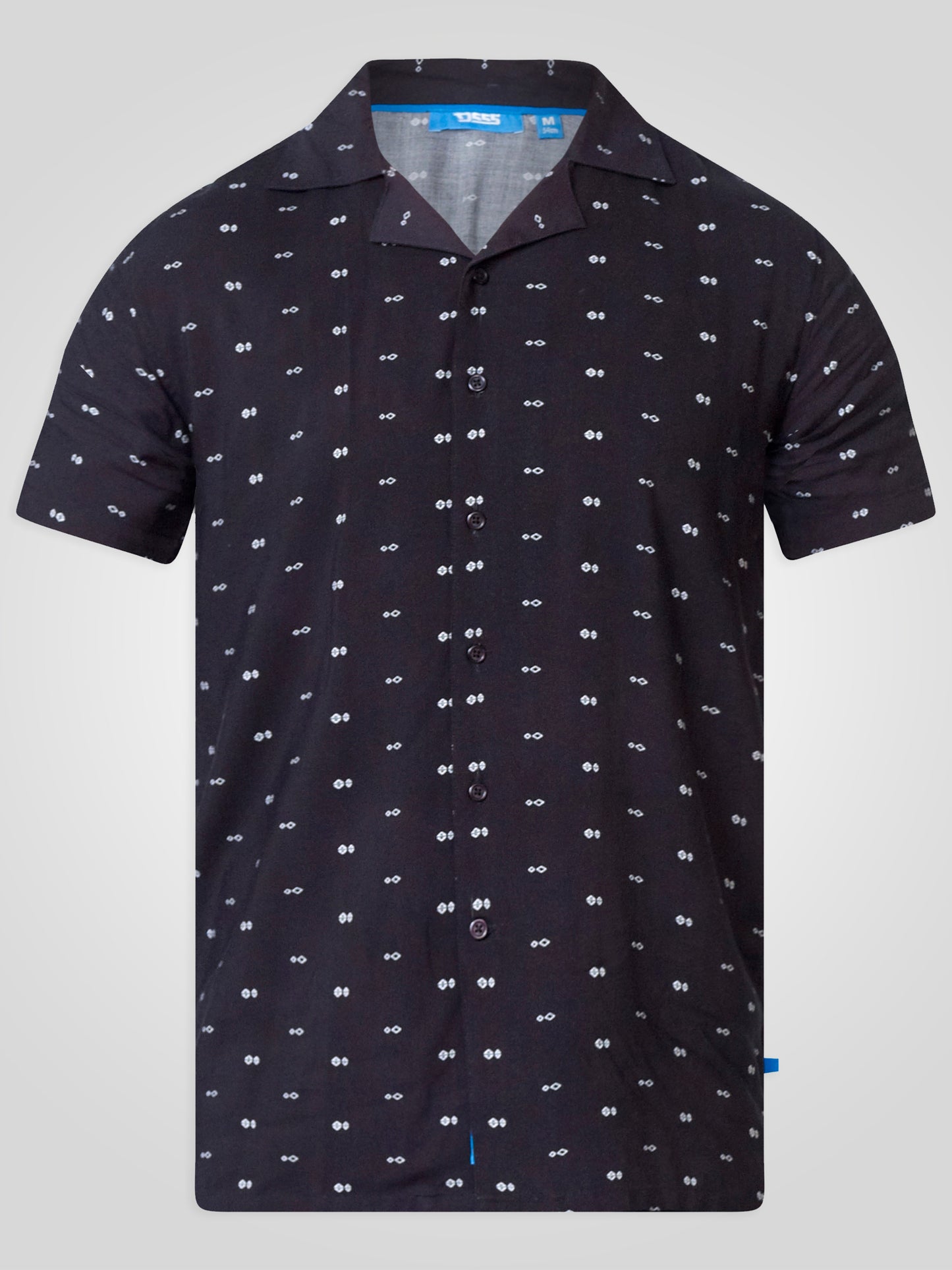 LUCIANO -D555 Black Bowling Shirt