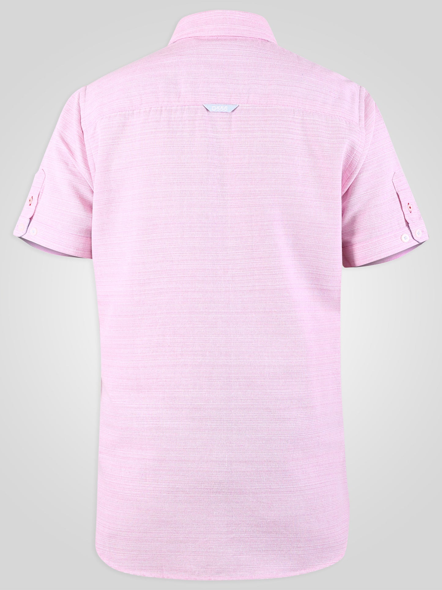 STRATFORD 1 -D555 Pink Short Sleeve Button Down Shirt