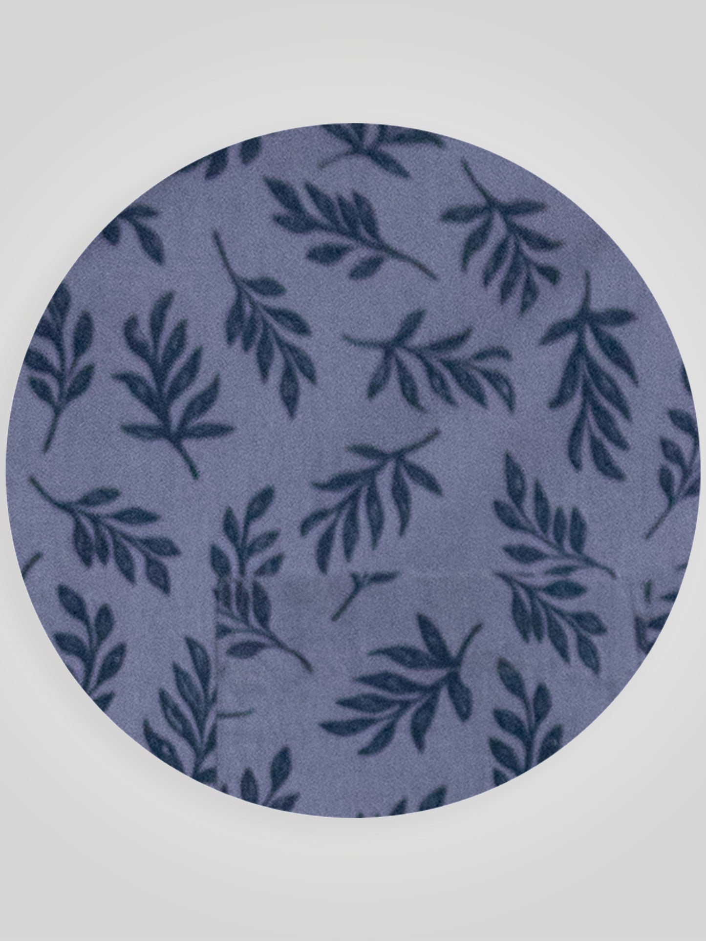 KETTERING -D555 Denim Blue Hawaiian Print Short Sleeve Button Down Collar Shirt