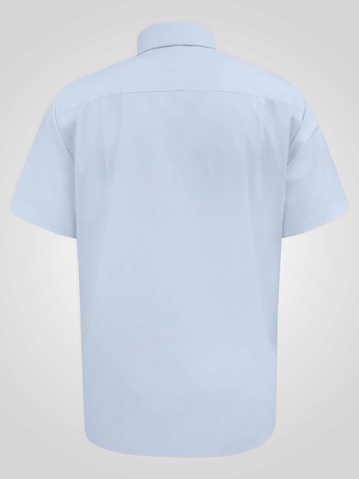 LUCAS -D555 Sky Blue Ultimate Stain Resist Non Iron Short Sleeve Stretch Shirt
