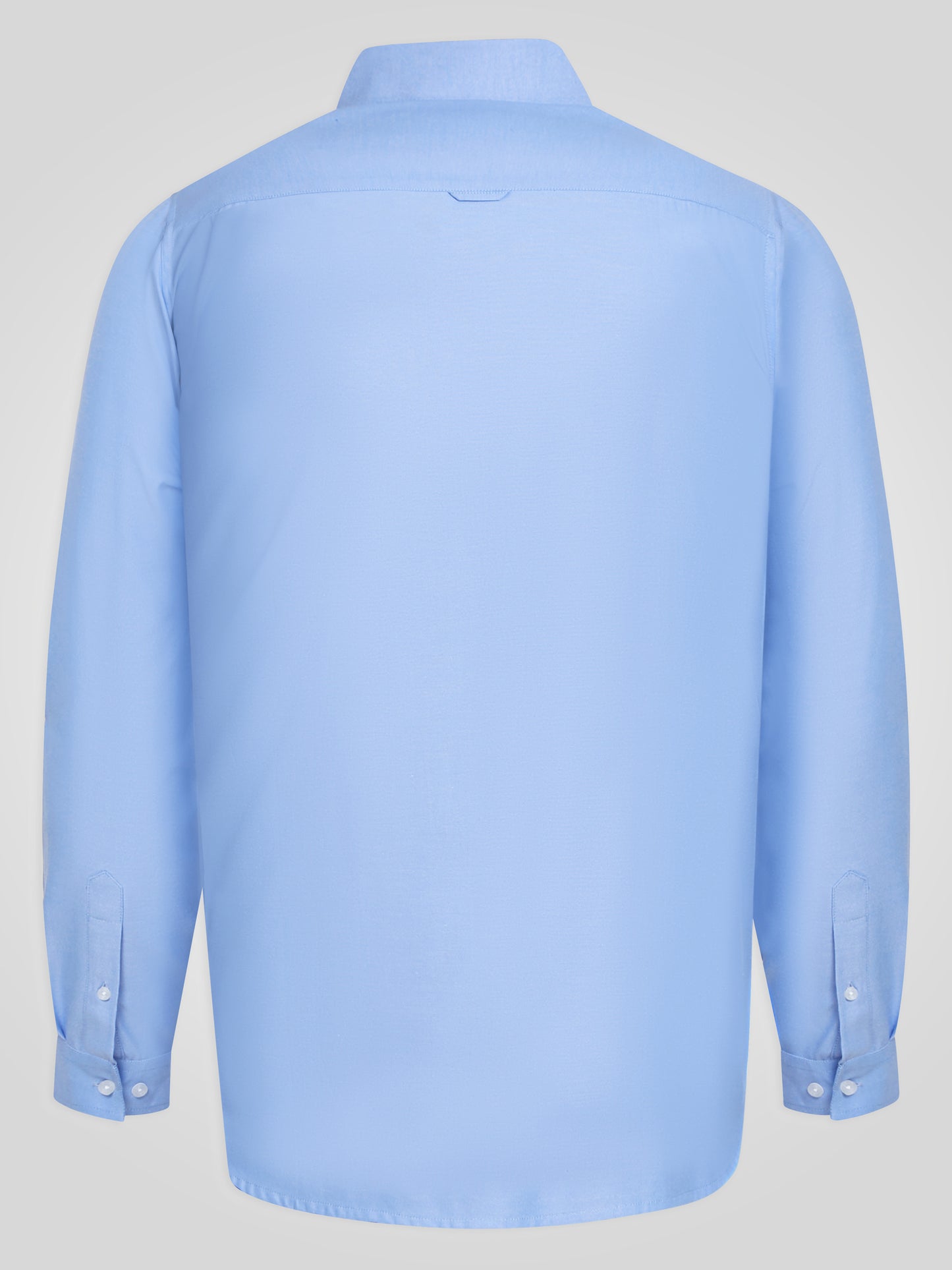 RICHARD -D555 Sky Blue Classic Oxford Long Sleeve Button Down Shirt with Pocket
