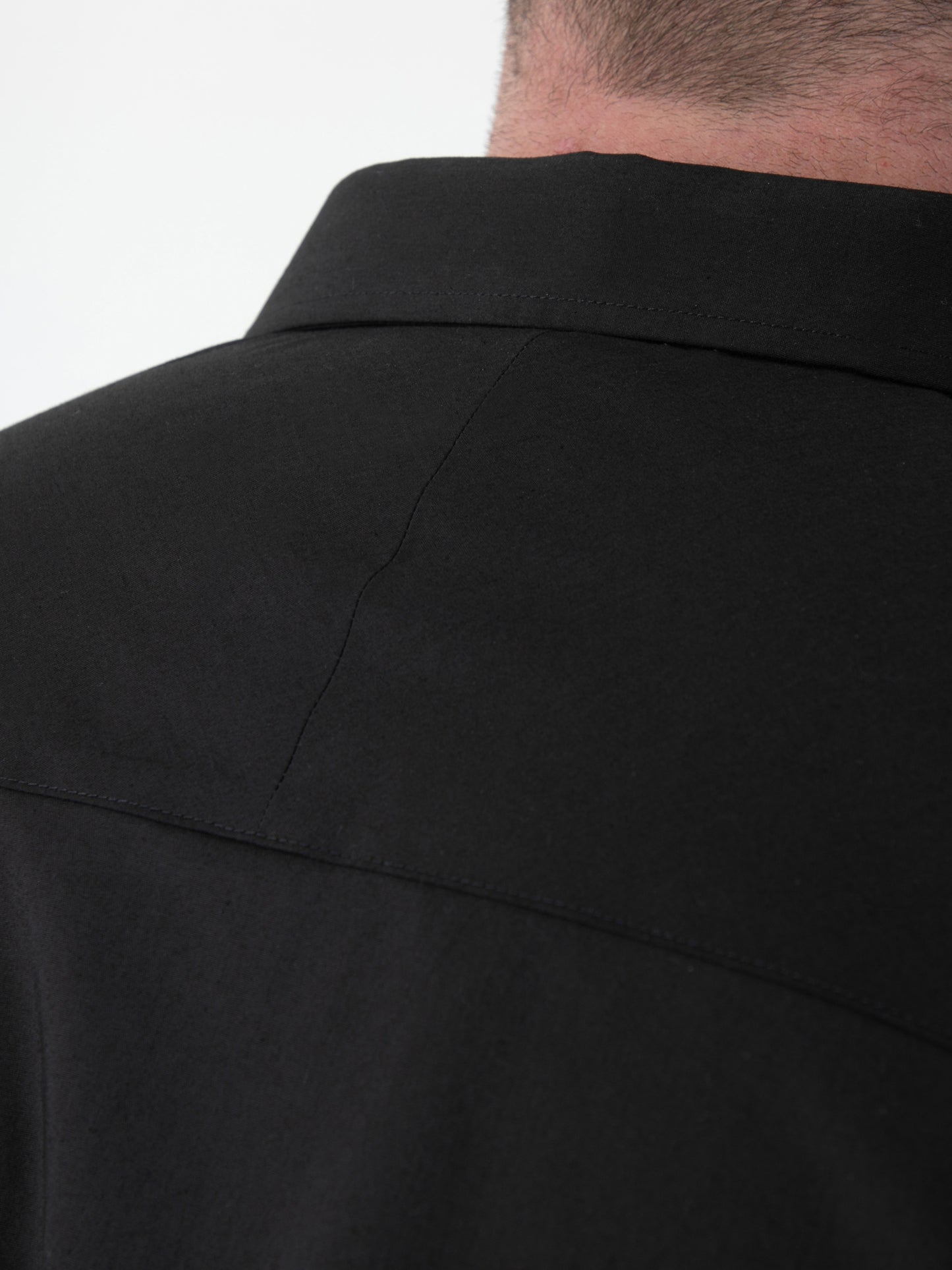 OLIVER -D555 Black Ultimate Stain Resist Non Iron Long Sleeve Stretch Shirt