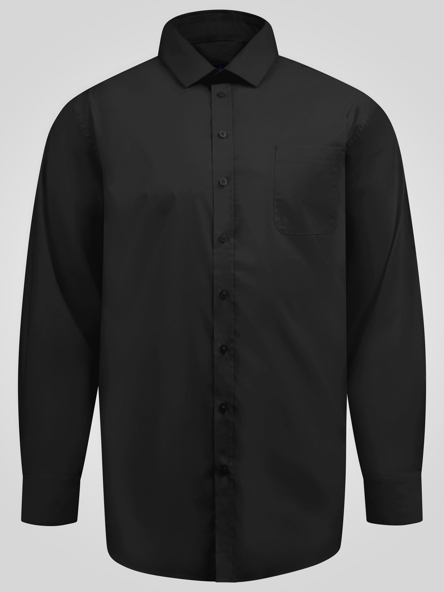OLIVER -D555 Black Ultimate Stain Resist Non Iron Long Sleeve Stretch Shirt