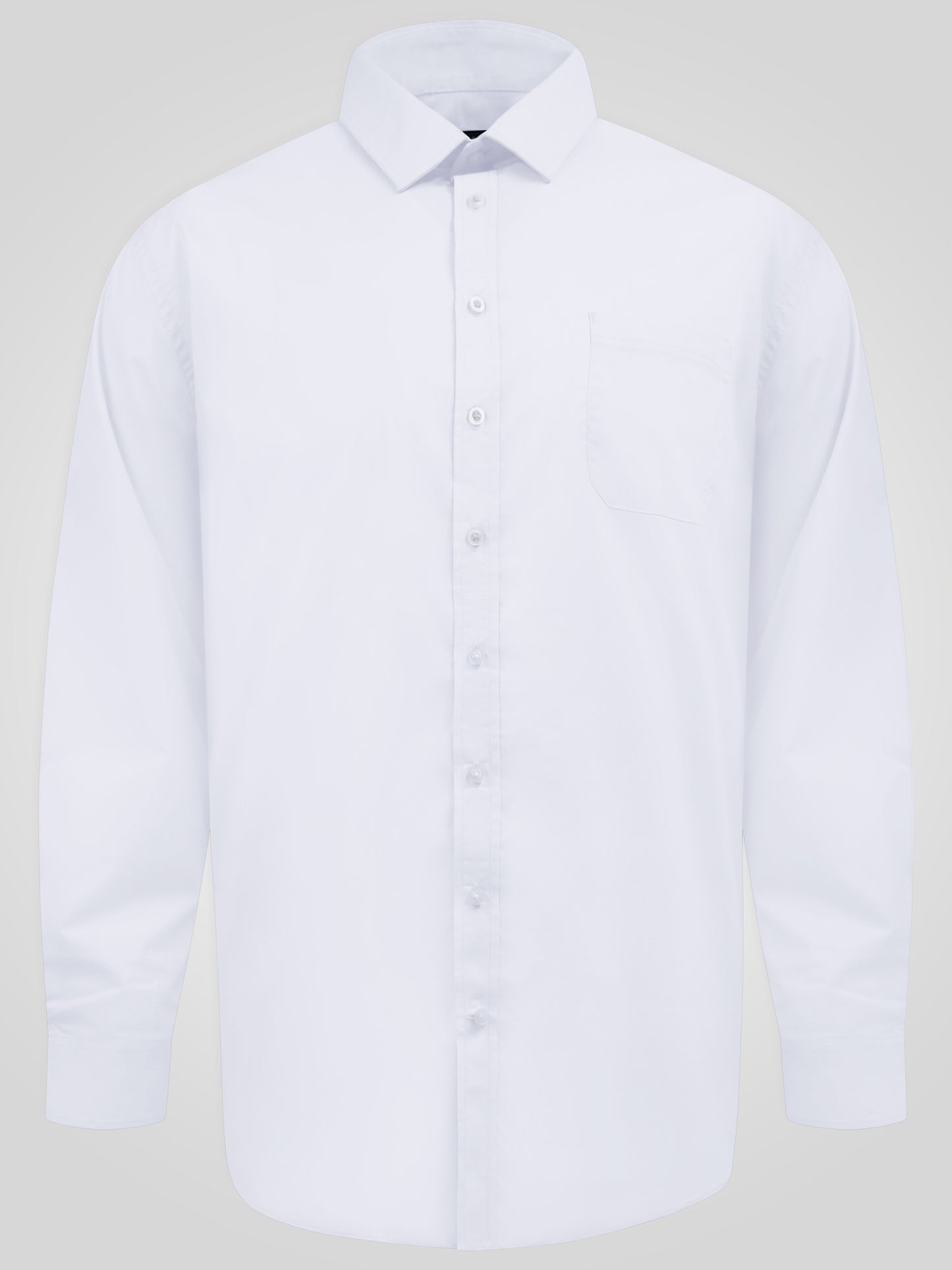 OLIVER -D555 White Ultimate Stain Resist Non Iron Long Sleeve Stretch Shirt