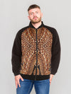 MUTHA -D555 Black Zip Through Bomber Sweat Jacket