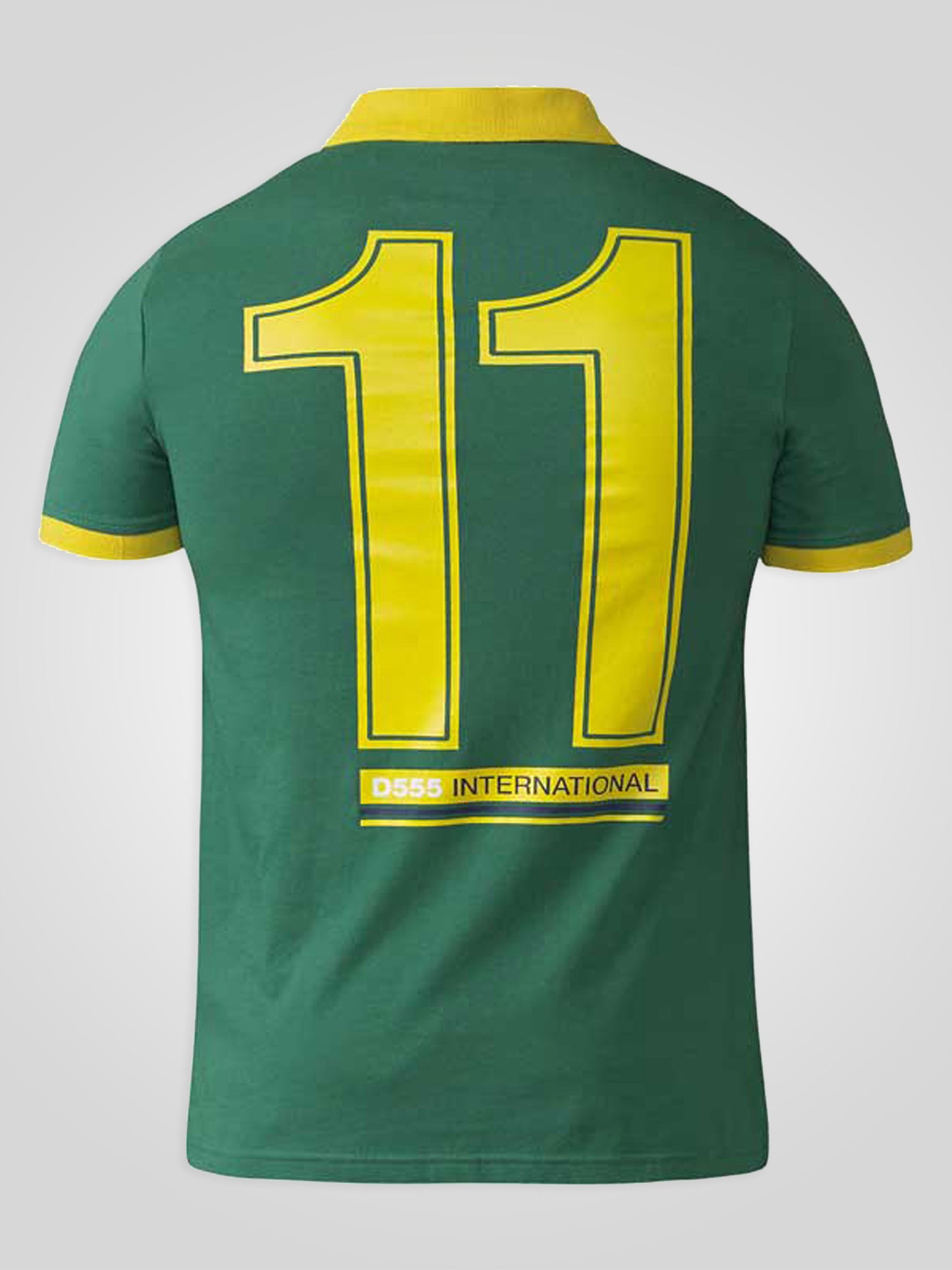 SILVA -D555 Green Brazil Football Polo Shirt