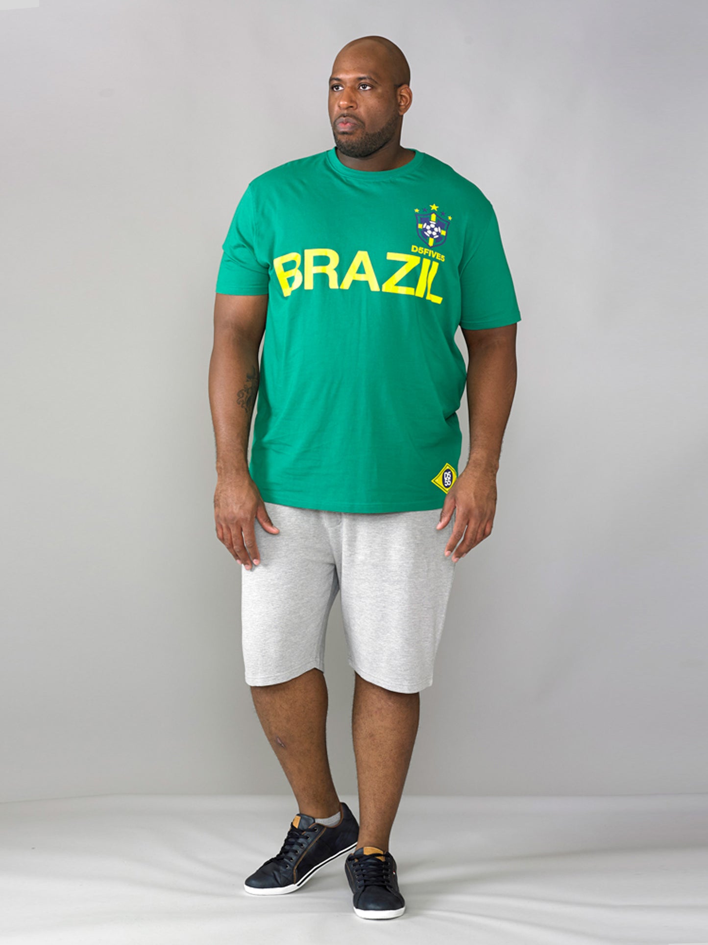 RICARDO -D555 Green Brazil Football T-Shirt