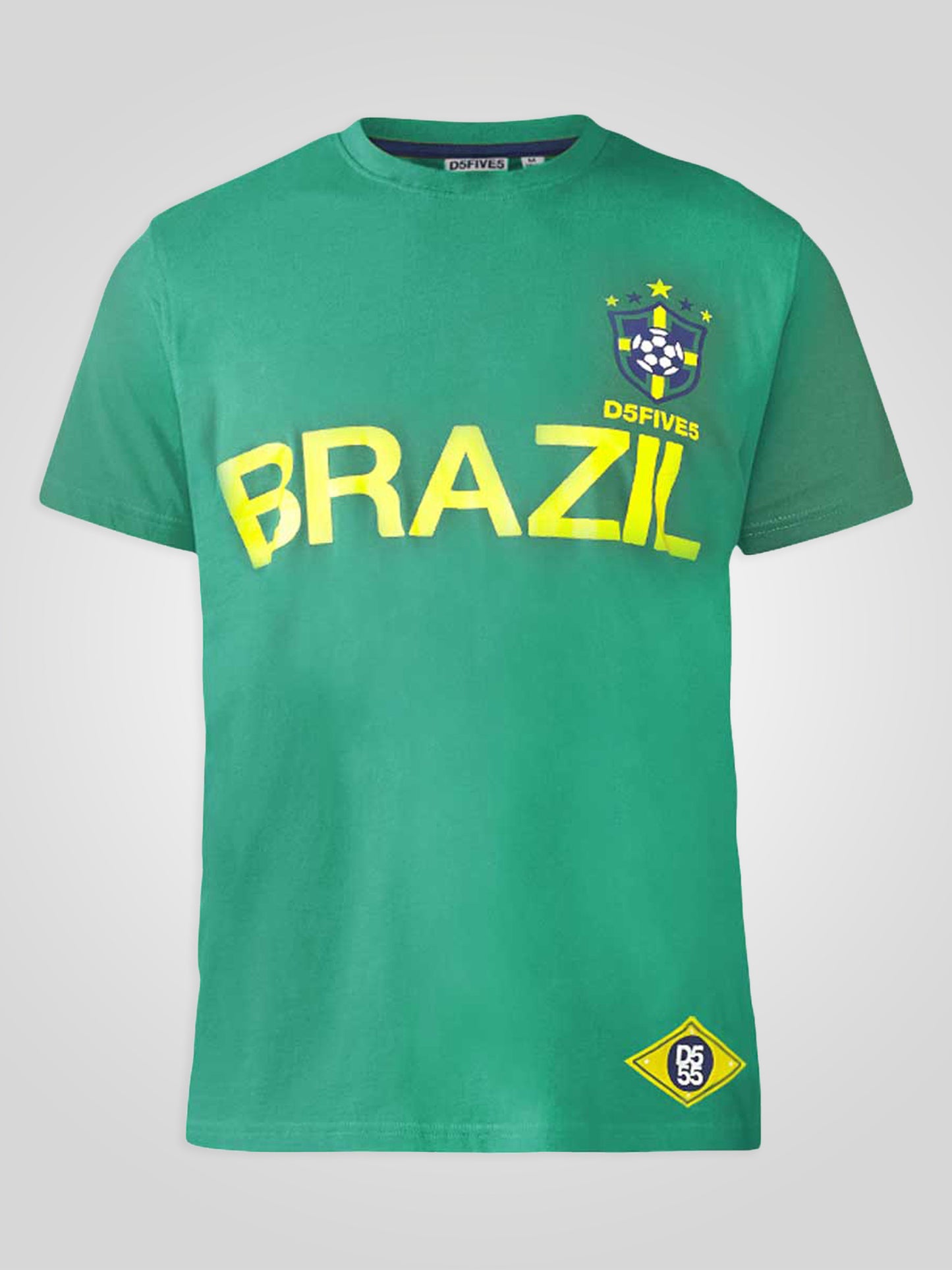 RICARDO -D555 Green Brazil Football T-Shirt