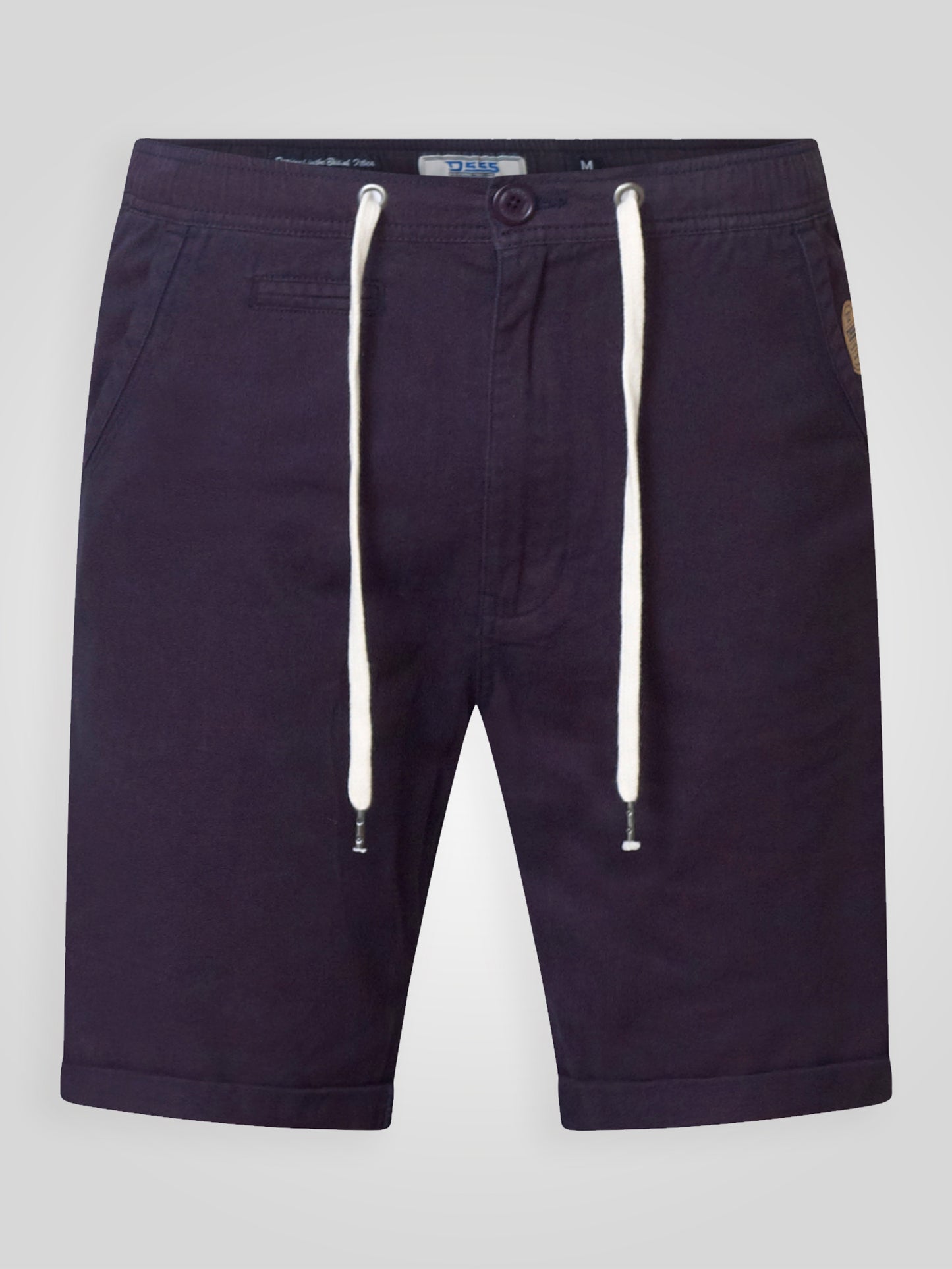 GARETH -D555 Navy Blue Shorts with Elasticated Waistband