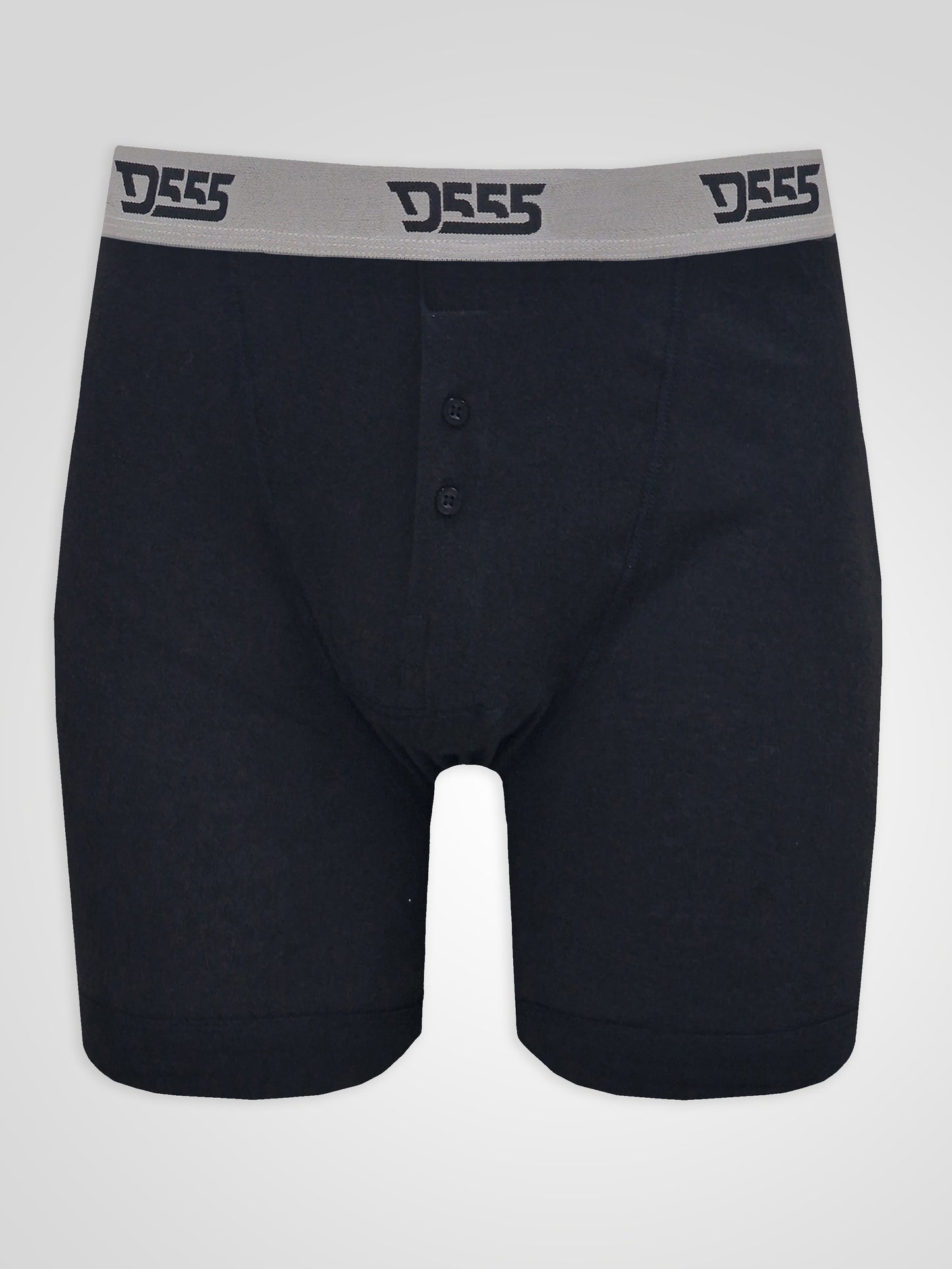 DRIVER -D555 Black/Grey/White Pack Of 3 Cotton Boxer Short