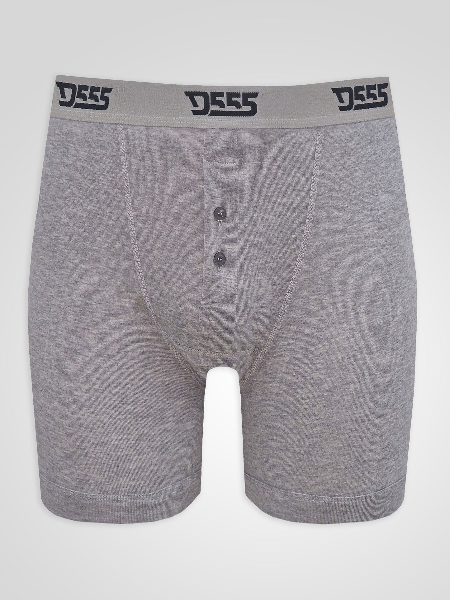 DRIVER -D555 Black/Grey/White Pack Of 3 Cotton Boxer Short