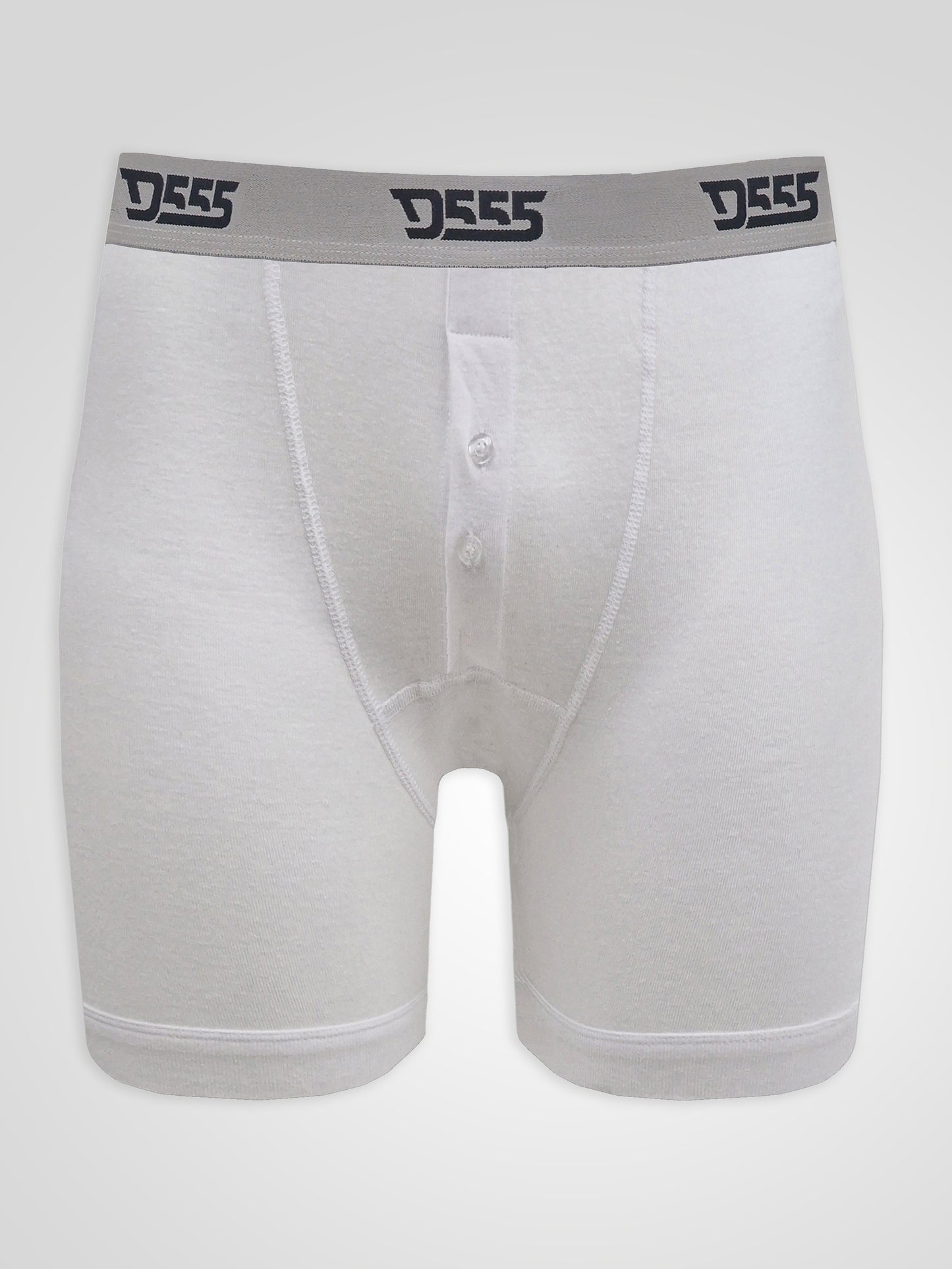 DRIVER -D555 Black/Grey/White Pack Of 3 Cotton Boxer Short