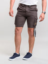 FLETCHER 1 - D555 Grey Cargo Shorts