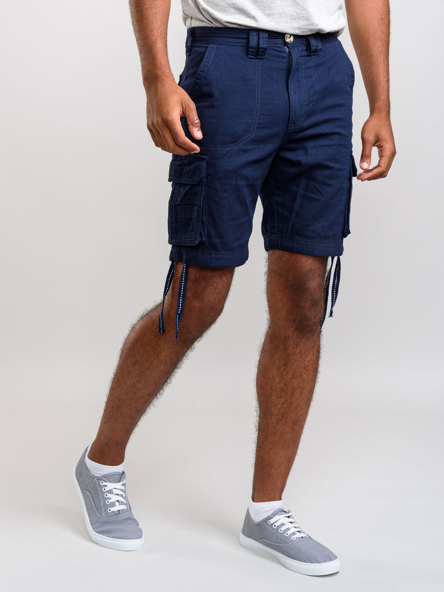FLETCHER 2 - D555 Navy Cargo Shorts