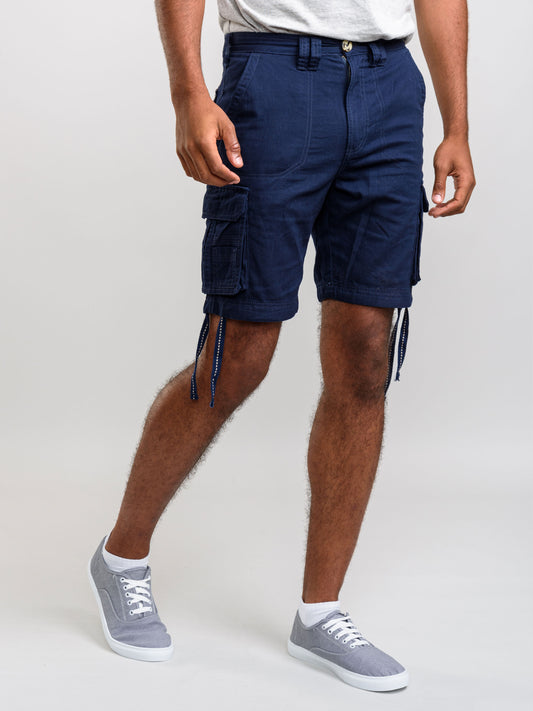 FLETCHER 2 - D555 Navy Cargo Shorts