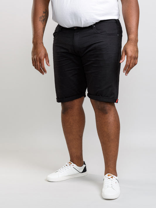 GILBERT 2 -D555 Black Stretch Canvas Short
