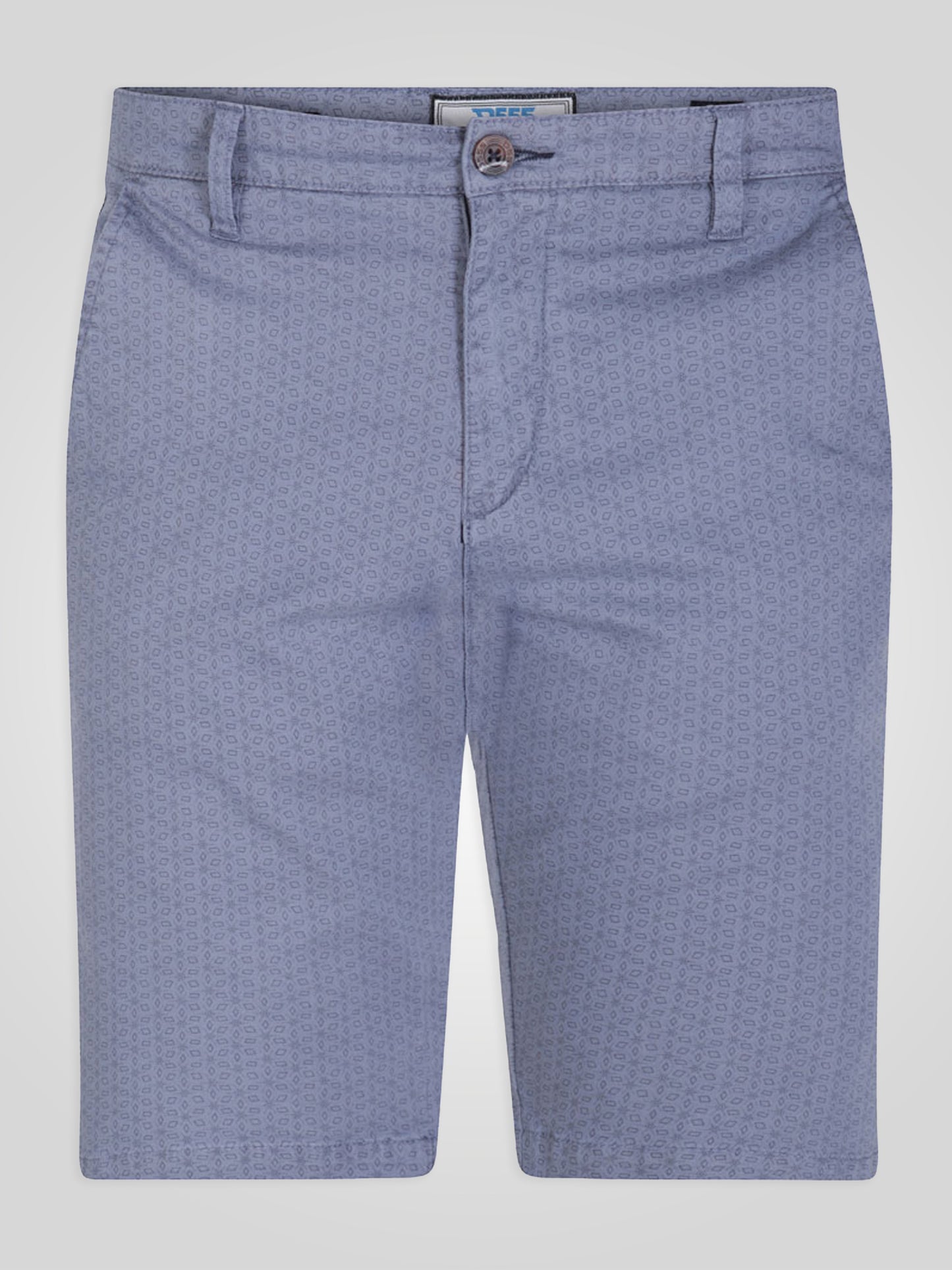 HARDY -D555 Blue All Over Print Stretch Shorts