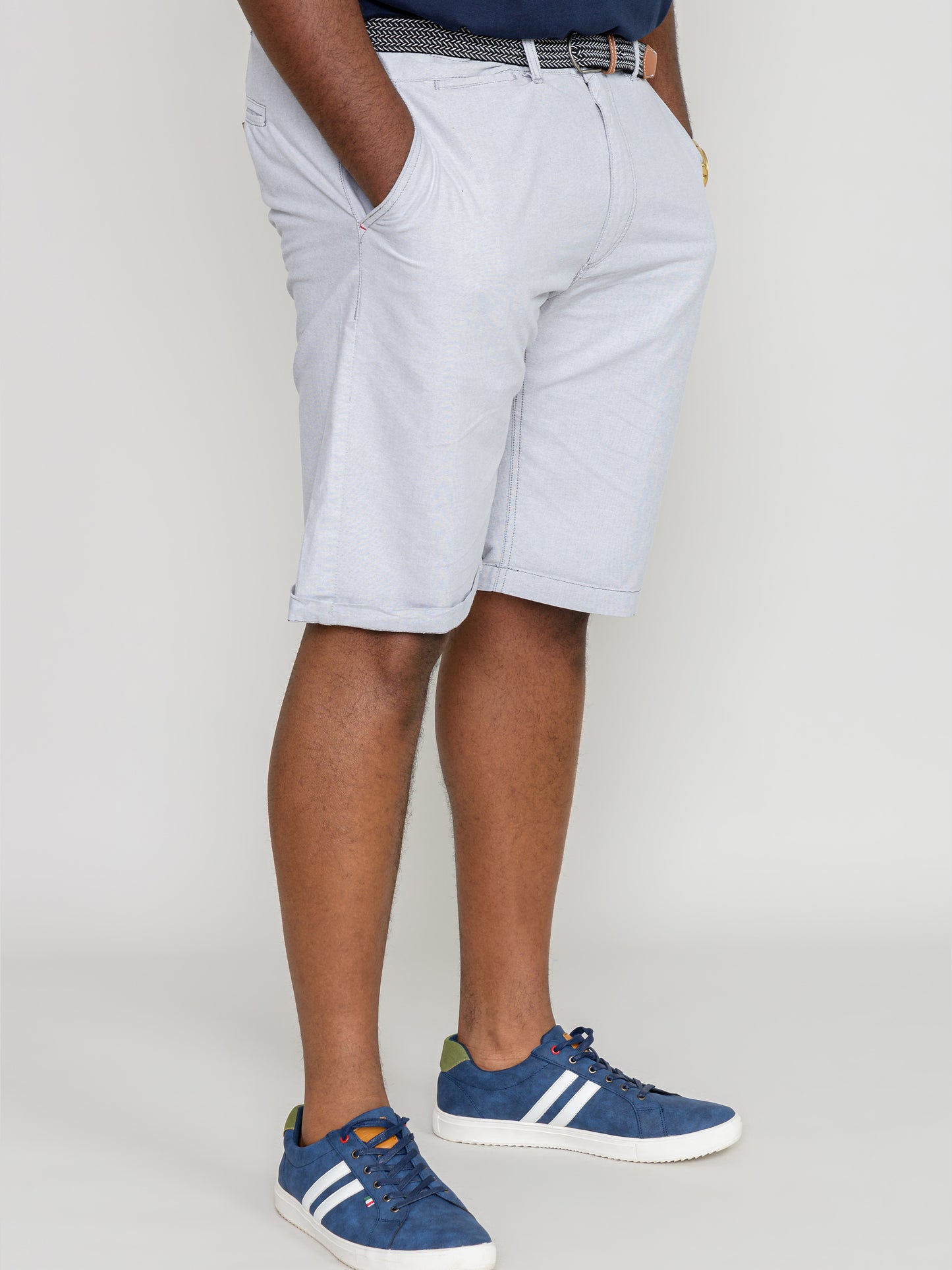 NEWGATE -D555 Denim Blue Oxford Chino Shorts