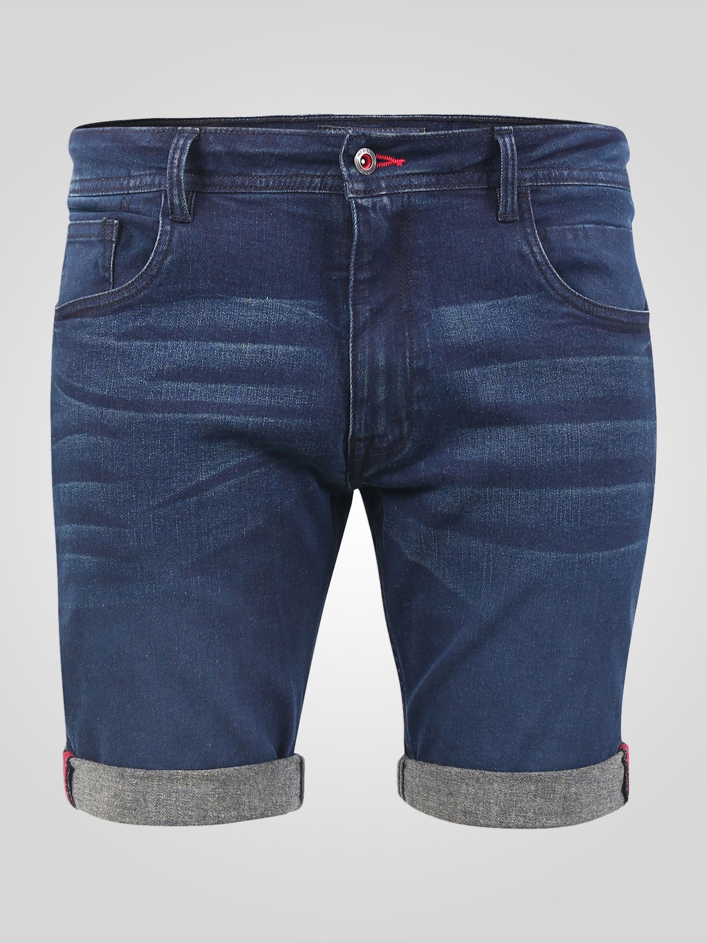 BRENTWOOD -D555 Dark Blue Stretch Denim Shorts