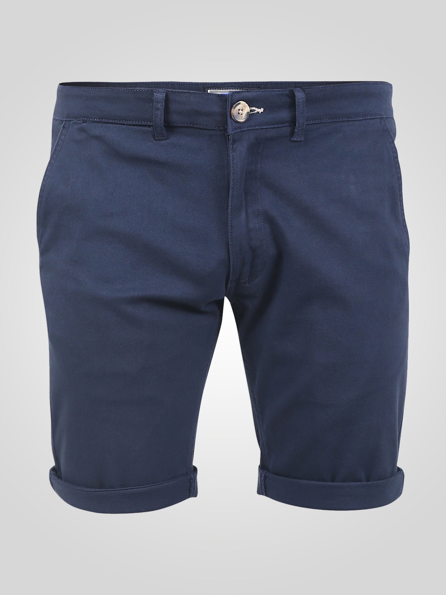 BASILDON 2 -D555 Navy Blue Stretch Chino Shorts