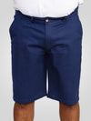 WARREN -D555 Navy Blue Stretch Chino Shorts