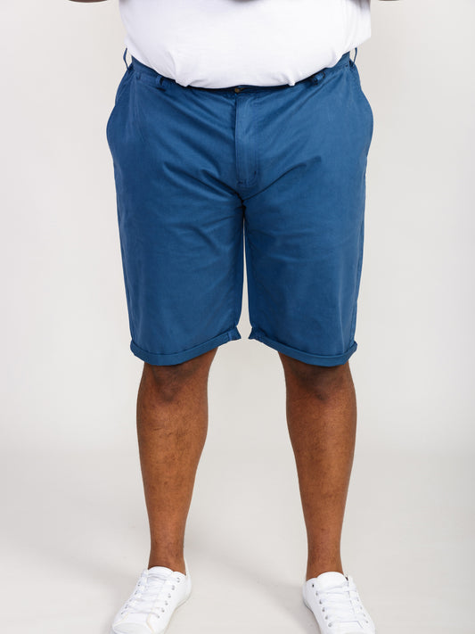 NELSON 1 -D555 Blue Stretch Chino Shorts