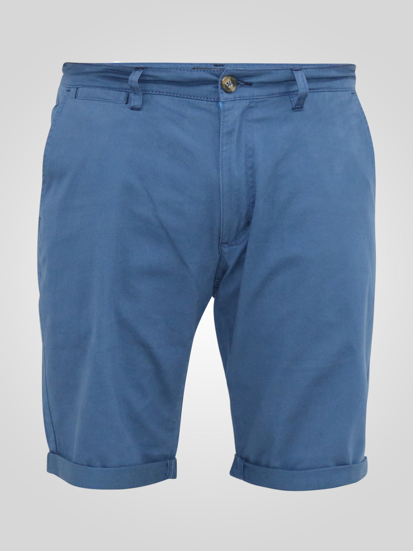 NELSON 1 -D555 Blue Stretch Chino Shorts