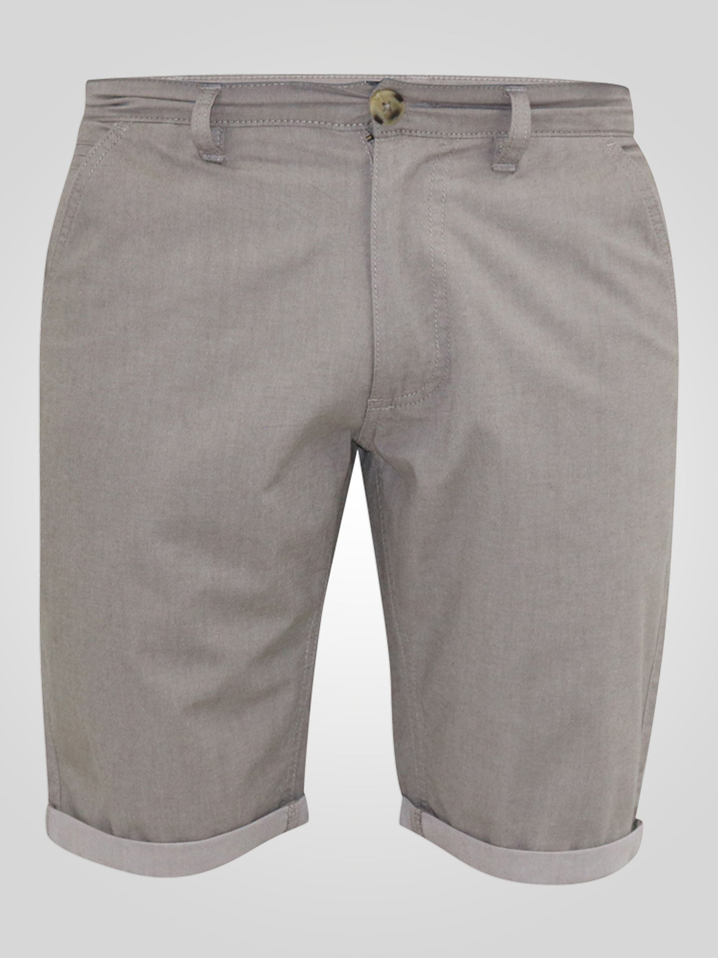ELON -D555 Stone Stretch Chambray Shorts