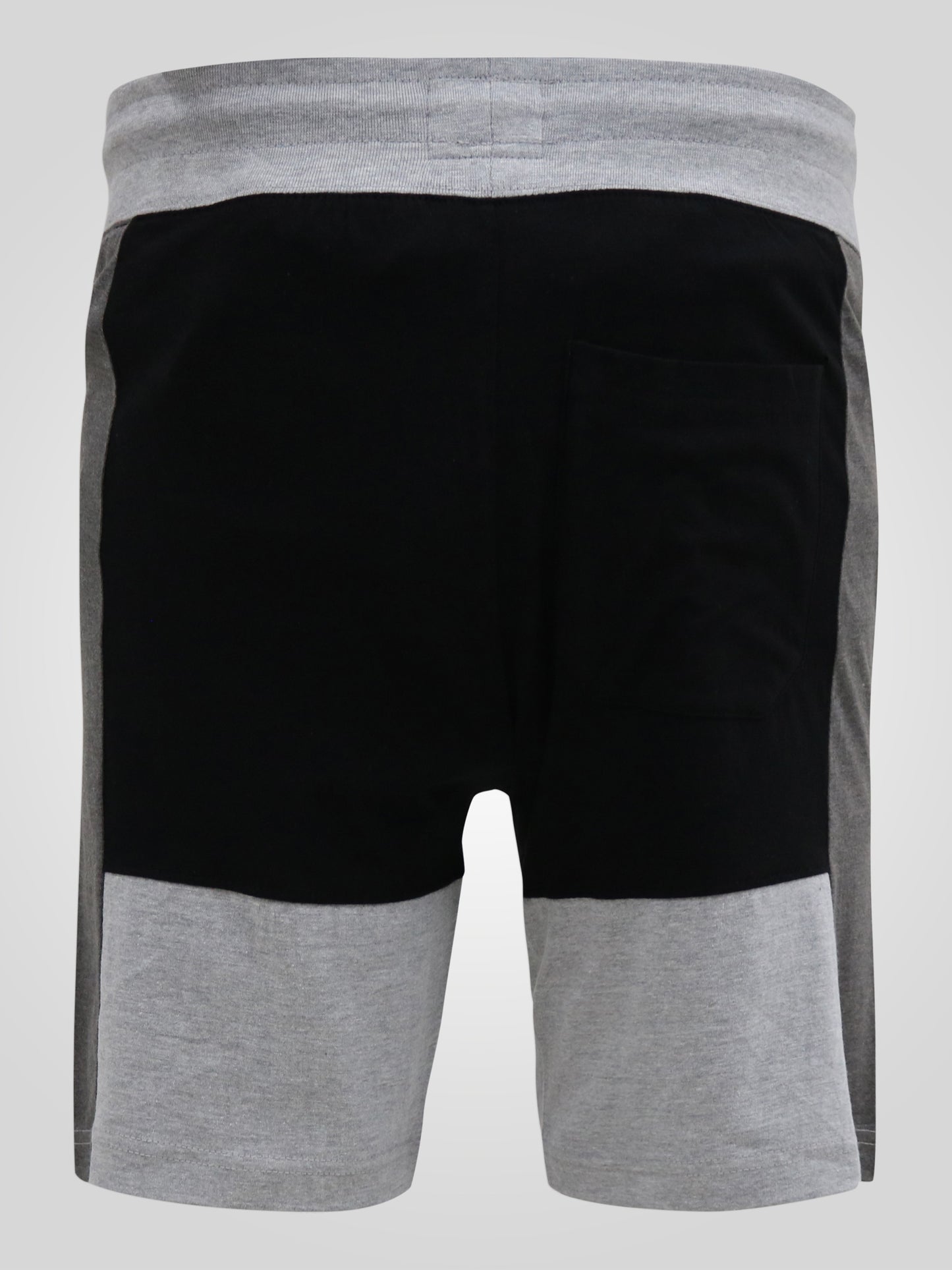 KIRTON -D555 Black/Charcoal Couture Elasticated Waistband Short