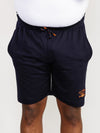 SUTTON 2 -D555 Navy Blue Elasticated Waist Loop Back Shorts